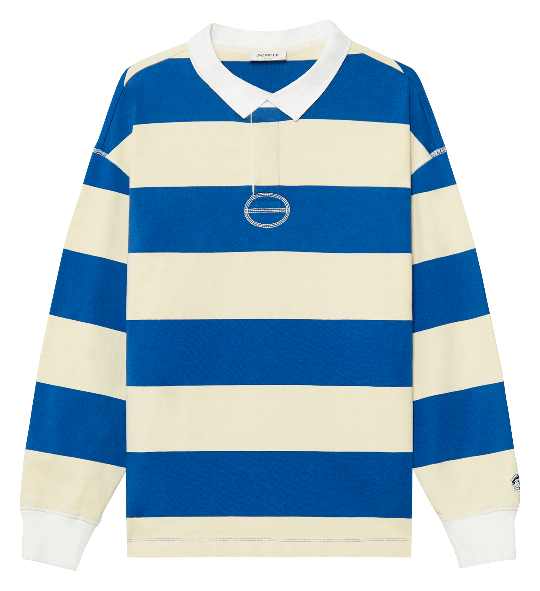 Gestreepte polo POMPEII Groen