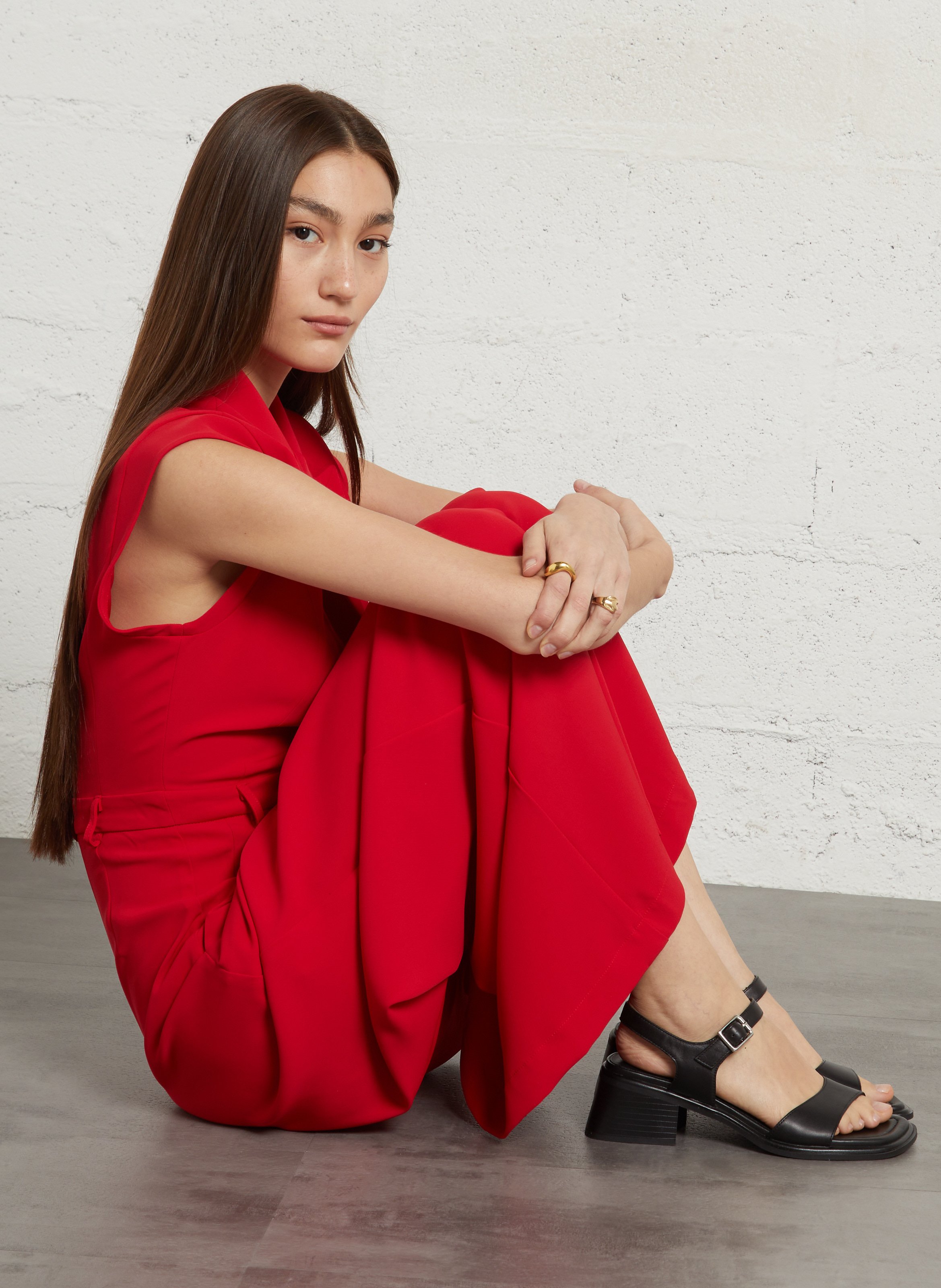 Alice - Ledersandalen mit Absatz VAGABOND Schwarz