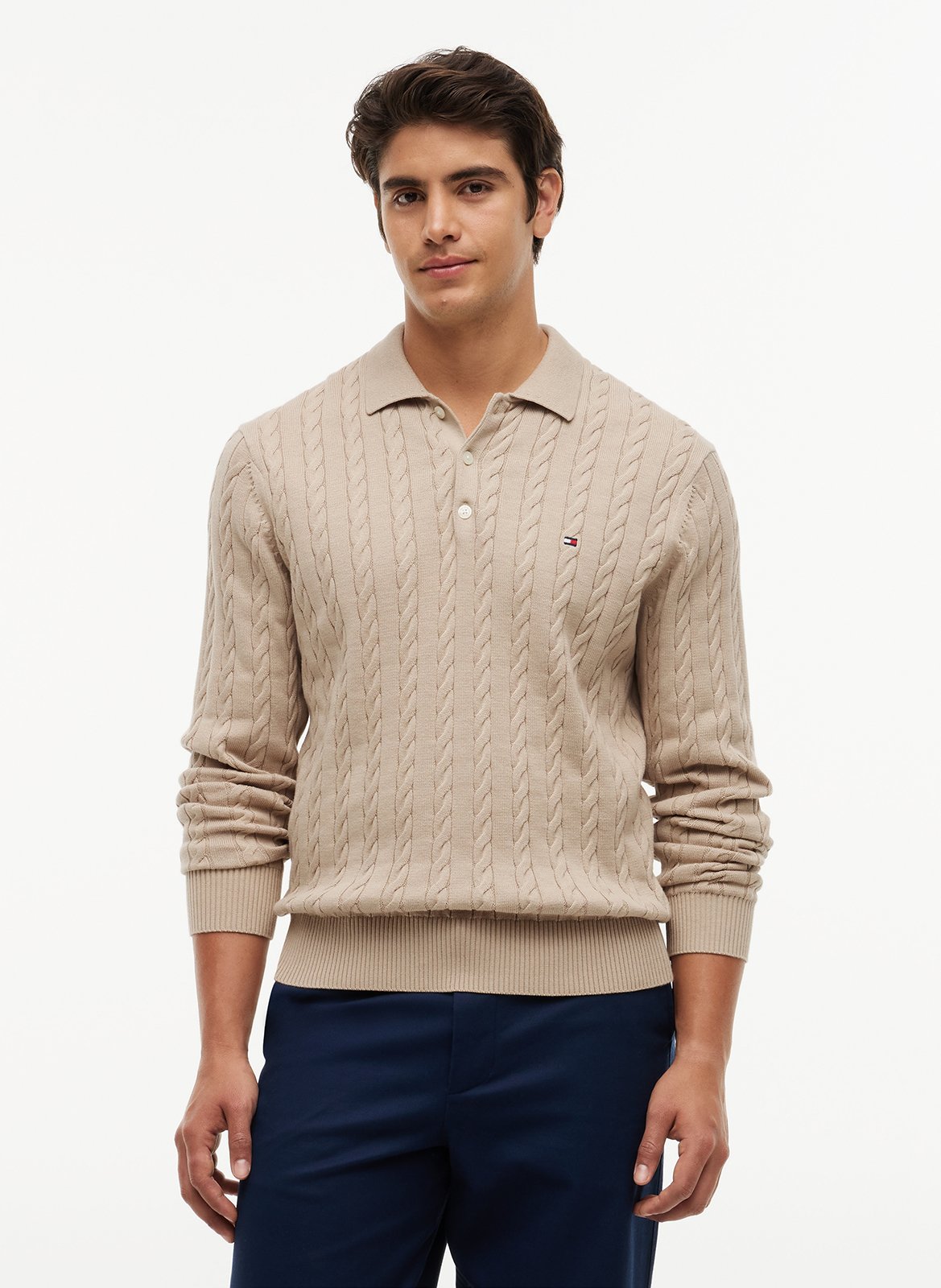 Regular-fit organic cotton sweater TOMMY HILFIGER