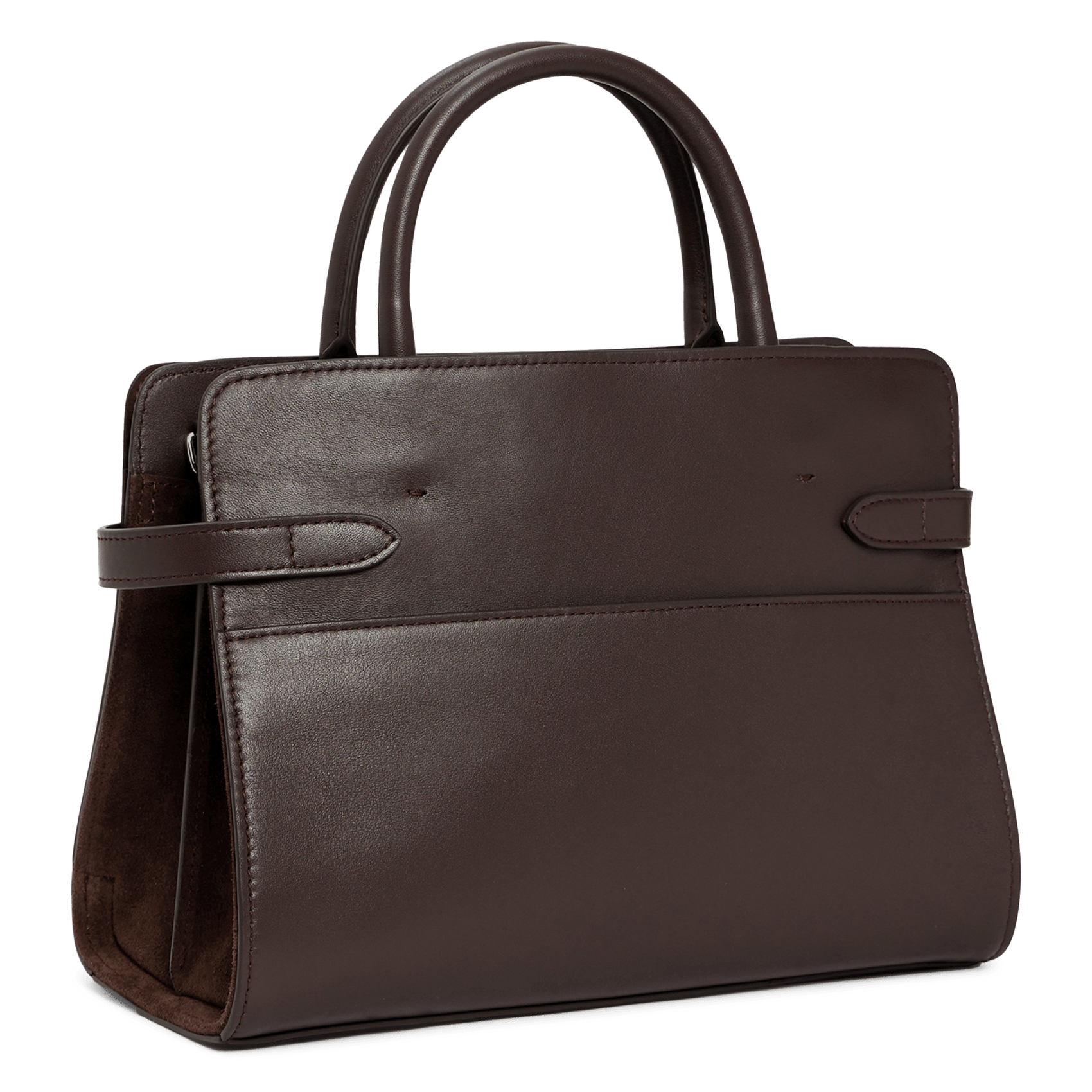 Sac à main en cuir LE TANNEUR Marron