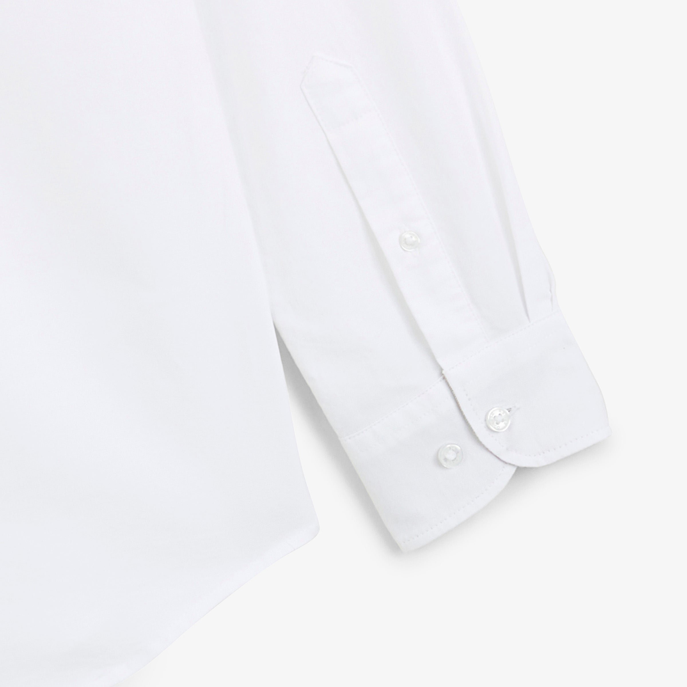 Long-sleeve Oxford shirt with strap. SERGE BLANCO White