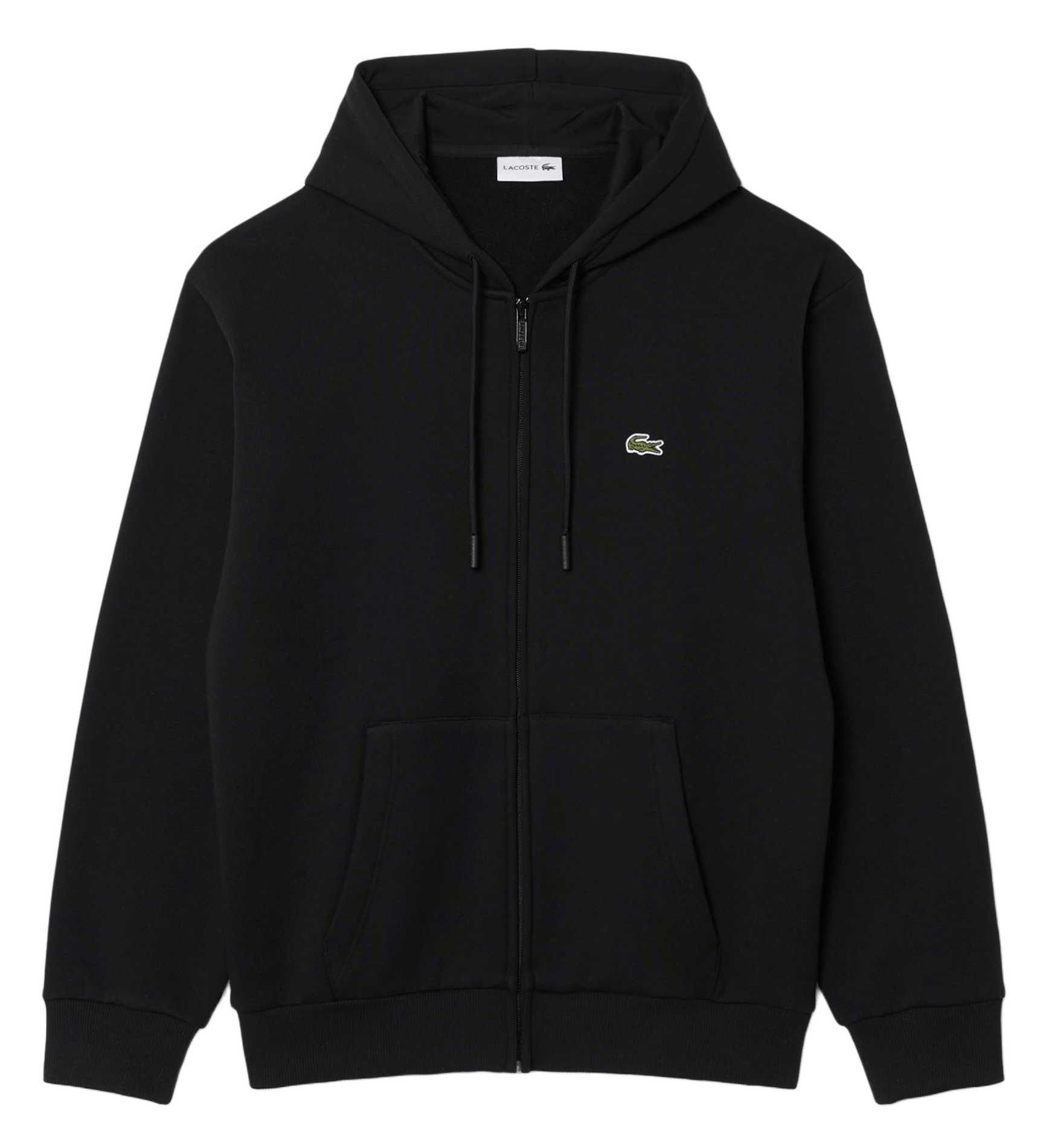 Cotton-blend hoodie LACOSTE Black