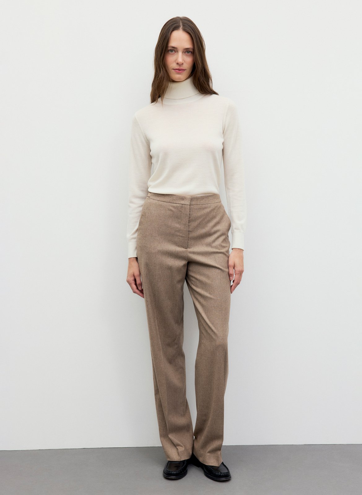 Gerade geschnittene einfarbige Anzughose GERARD DAREL Beige