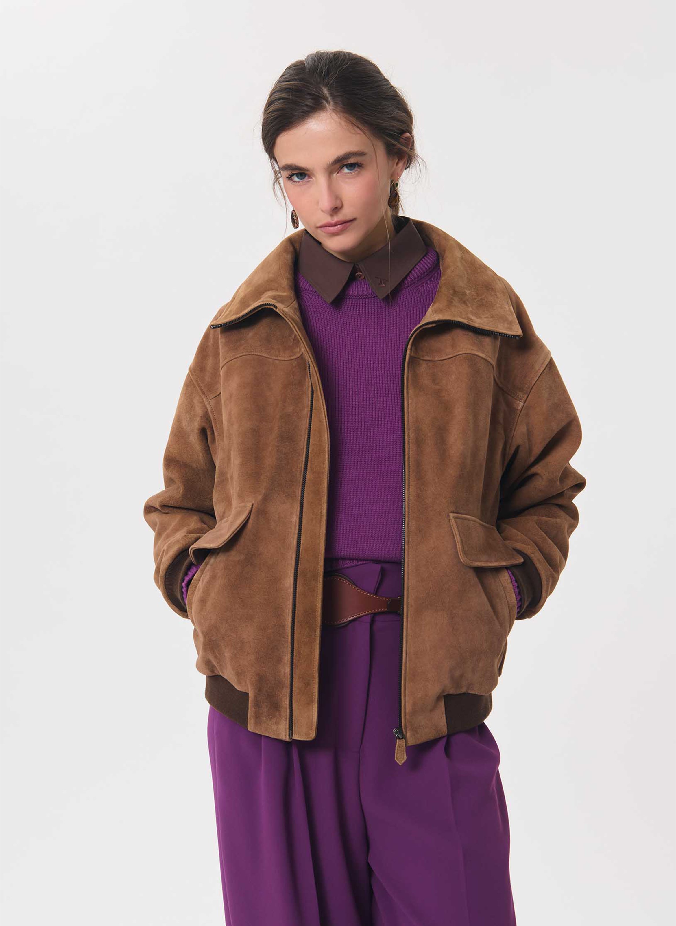 Pull oversize col rond | Violet TARA JARMON Femme