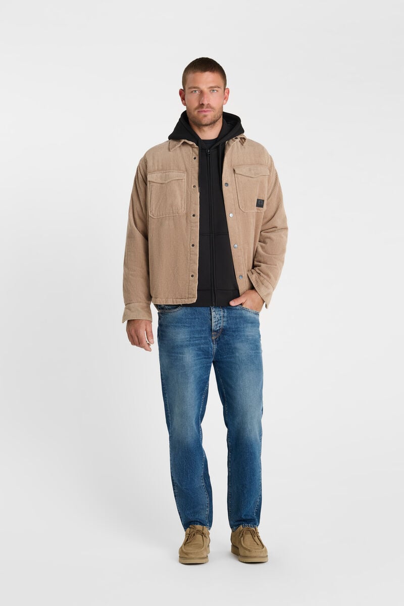 Snap-button overshirt LE TEMPS DES CERISES Beige