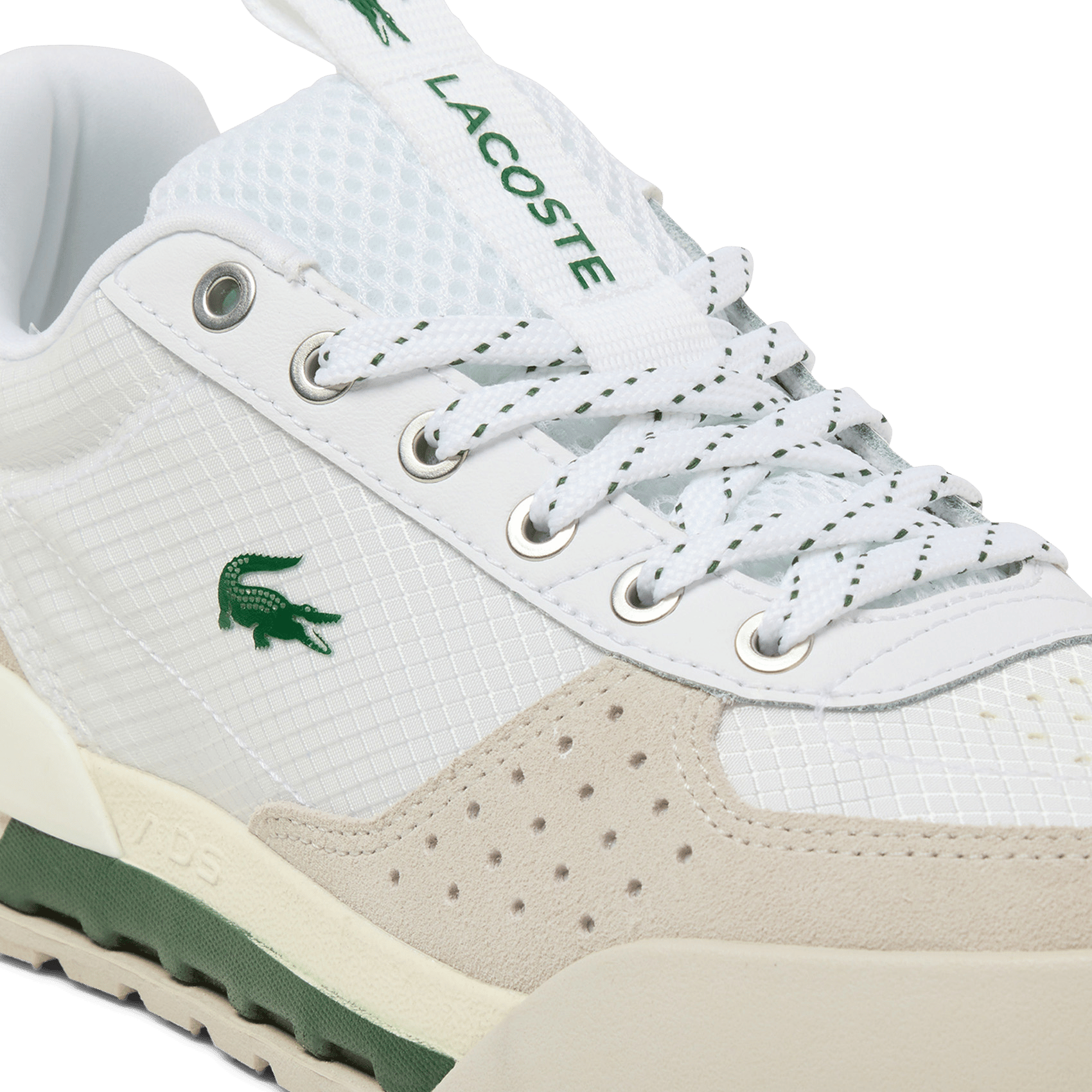 Low-top leather trainers LACOSTE White