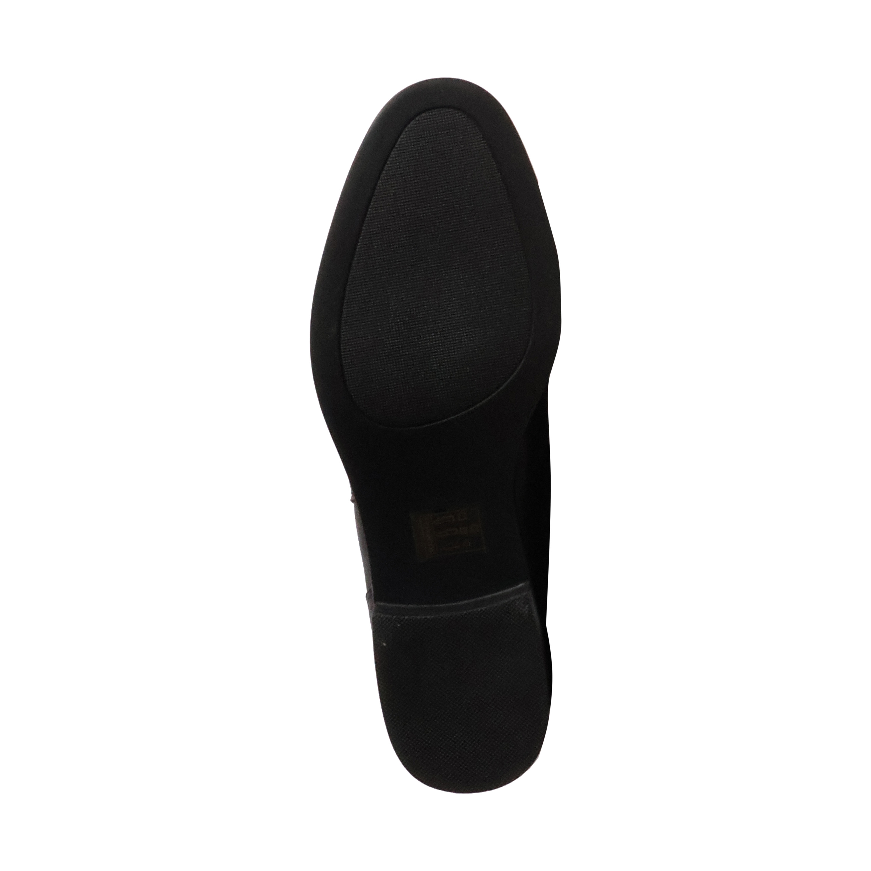 Navy leather ankle boot EMILIE KARSTON Black
