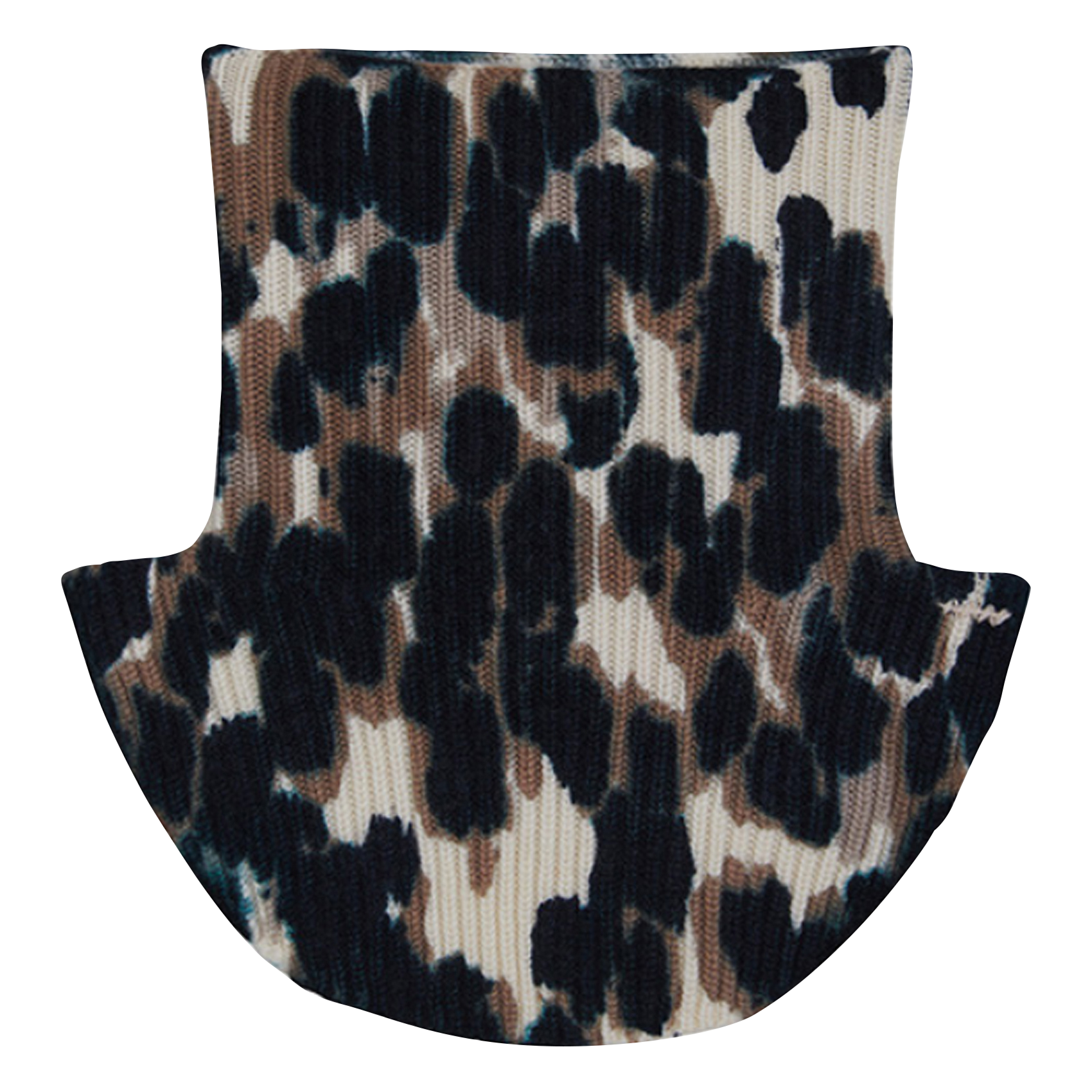 Afneembare col van kasjmier met motiefje KOON Veelkleurig