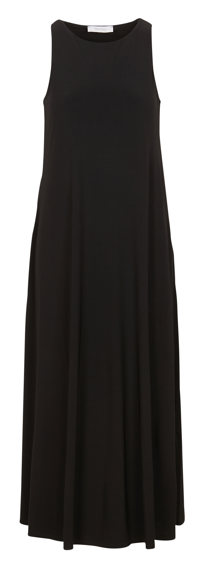 Long round-neck dress MAX MARA LEISURE Black