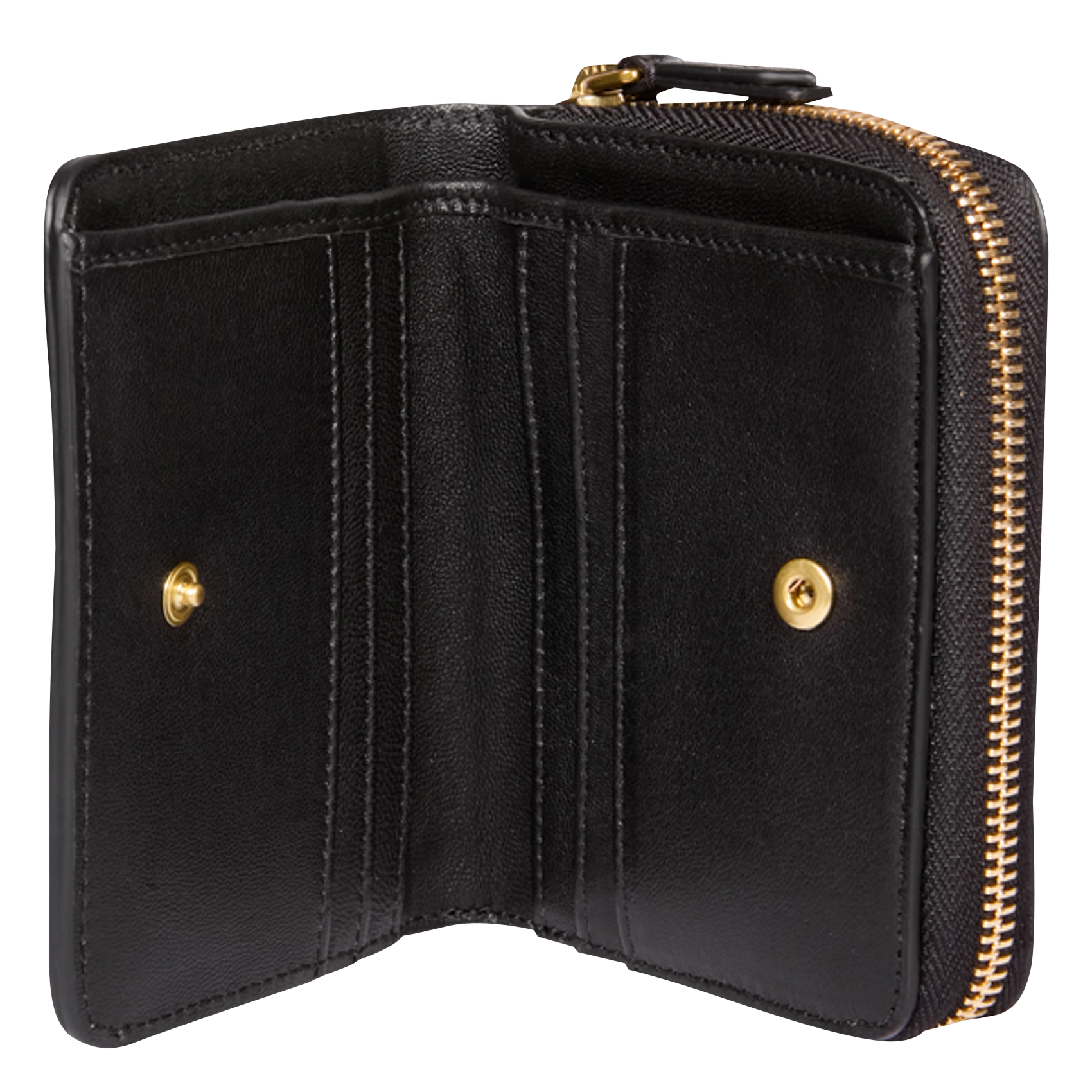 Brieftasche aus Leder Schwarz