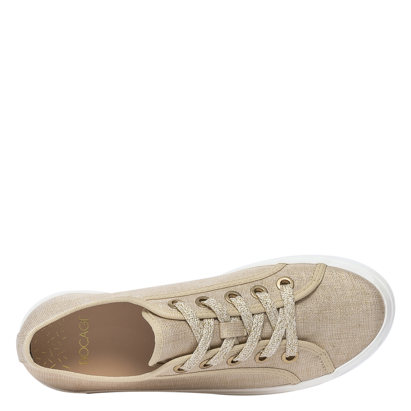 Niedrige Sneaker mit Keilabsatz BOCAGE Golden