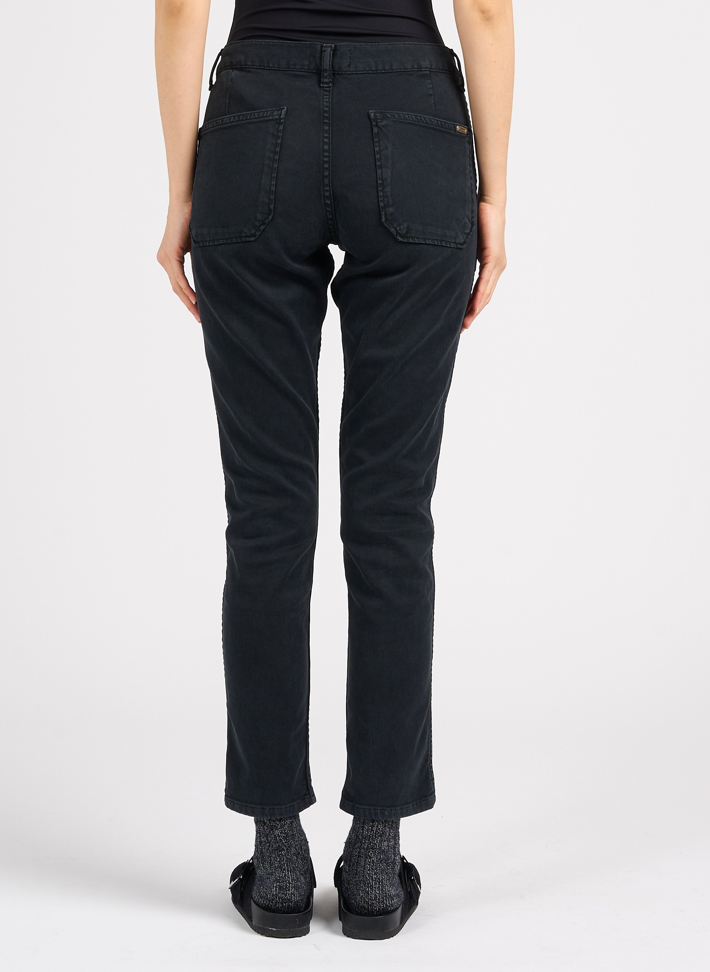 Slim-fit jeans | katoenblend ACQUAVERDE Zwart