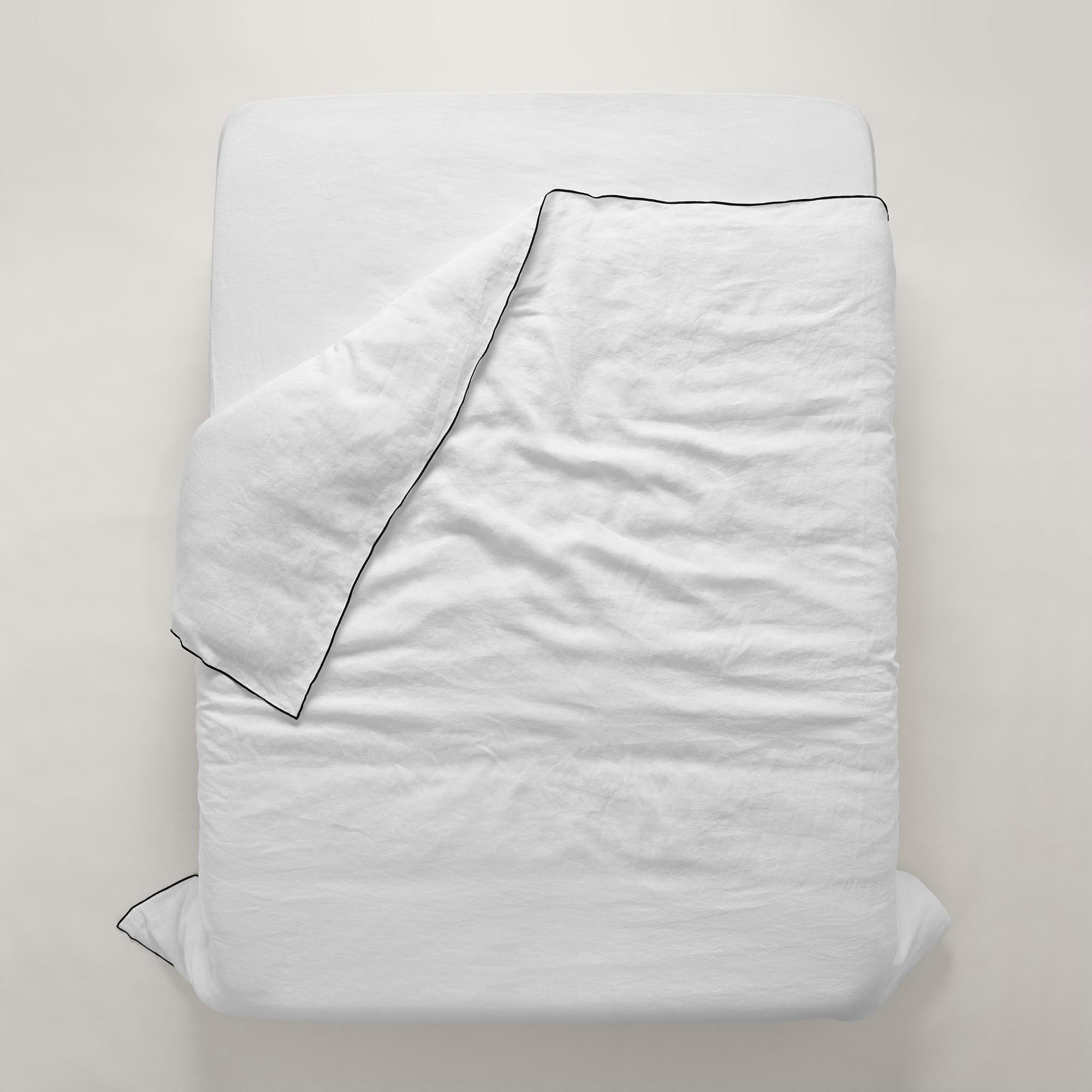 ANOUK - Cotton duvet cover MADURA White