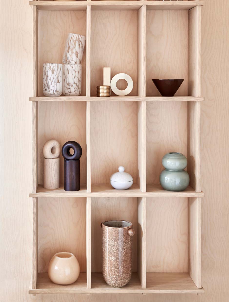 Stoneware candy jar OYOY LIVING DESIGN Blue