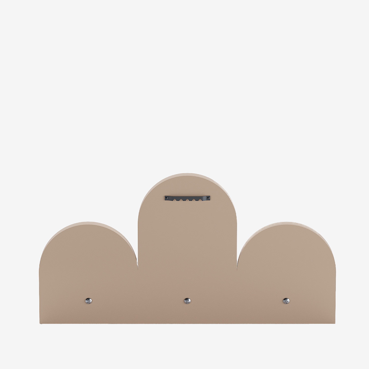 Three-hook metal coat hanger POTIRON PARIS Pink