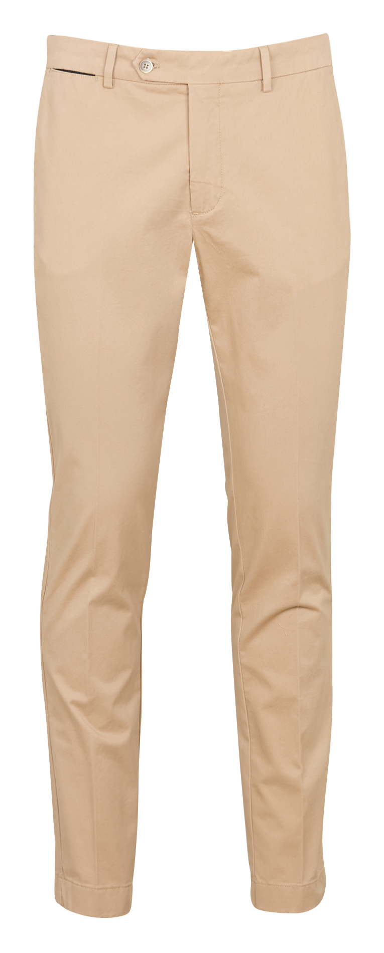 Cotton-blend chino pants  Oat
