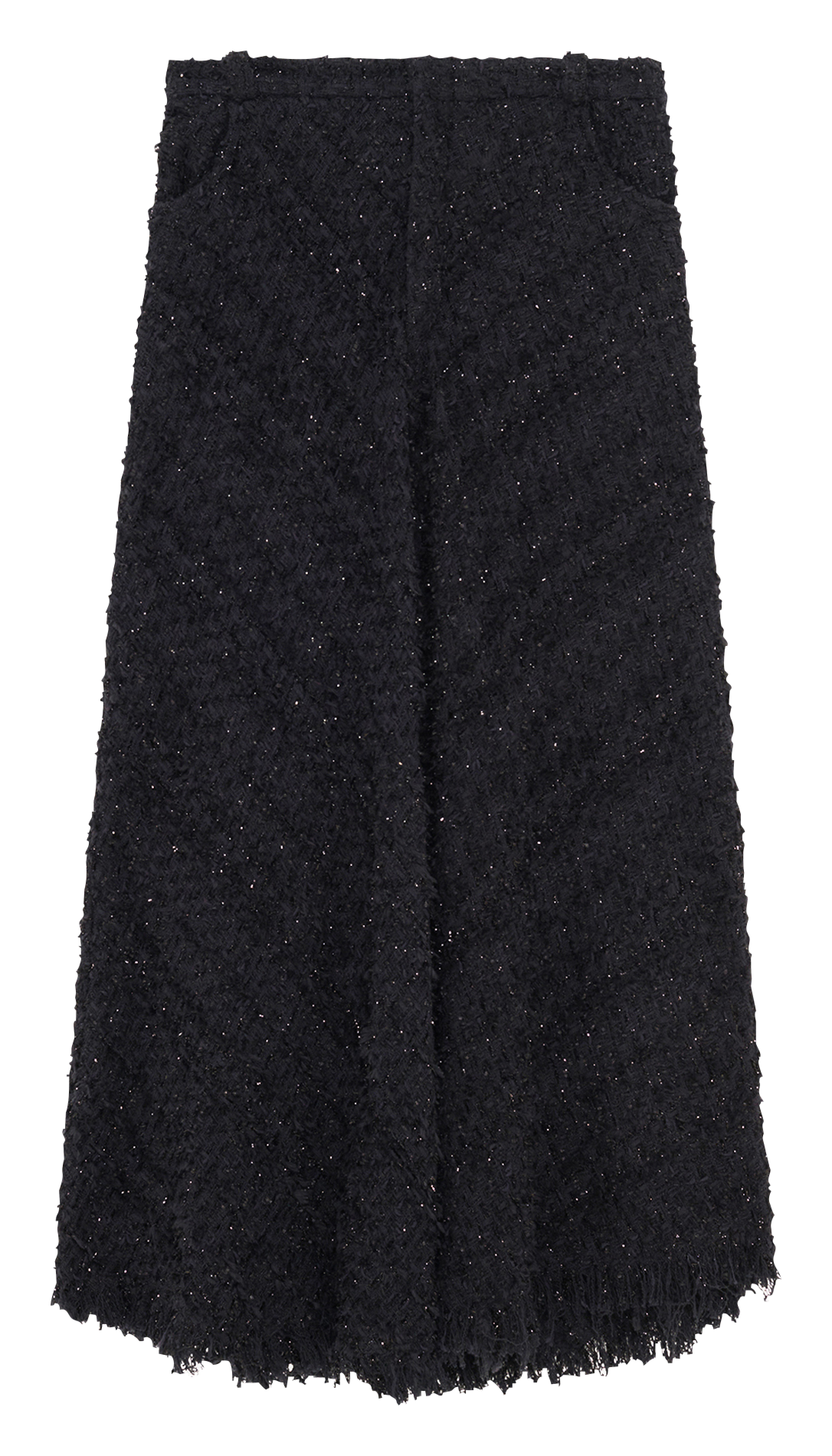 Jupe midi en tweed IRO Noir