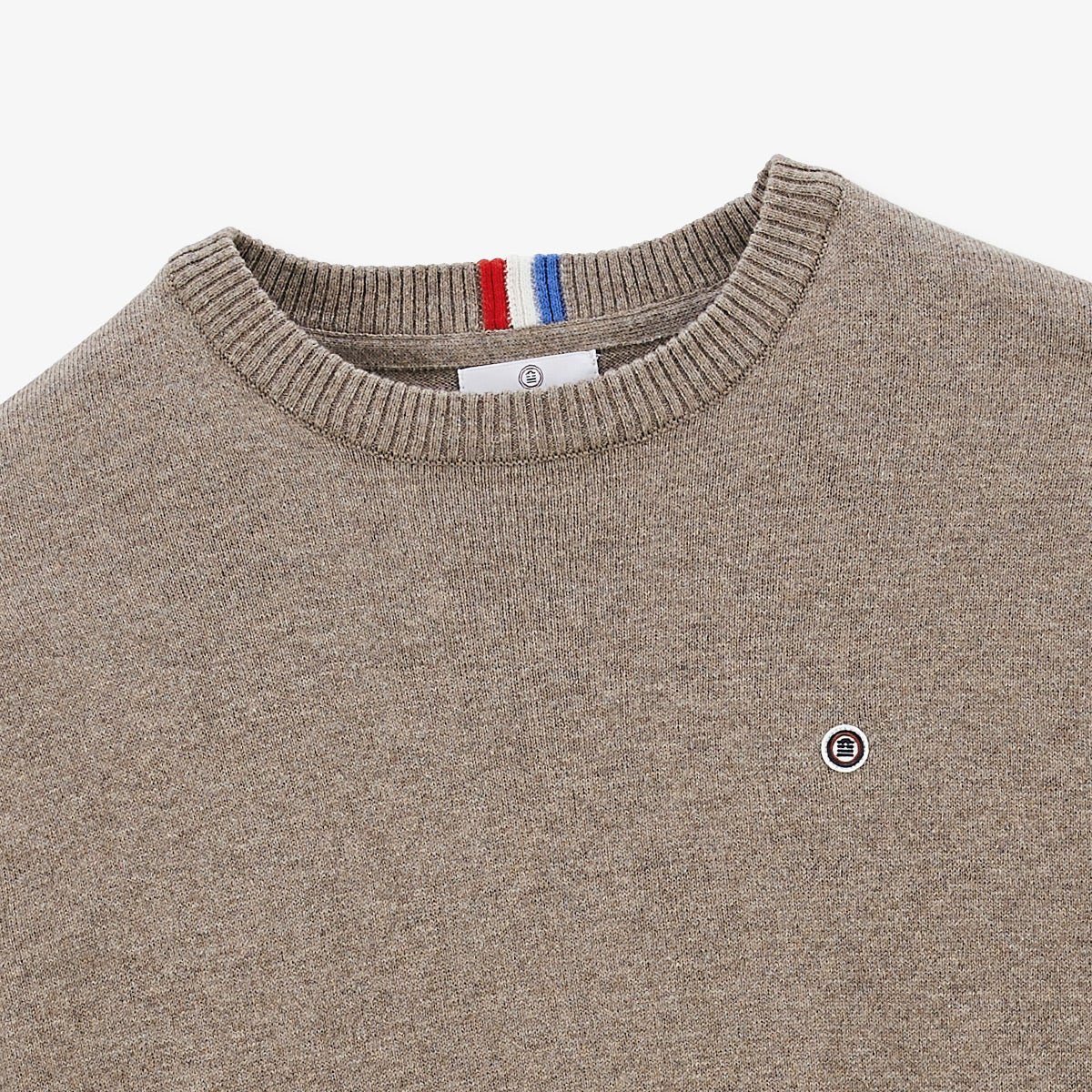 High-neck sweater SERGE BLANCO Brown
