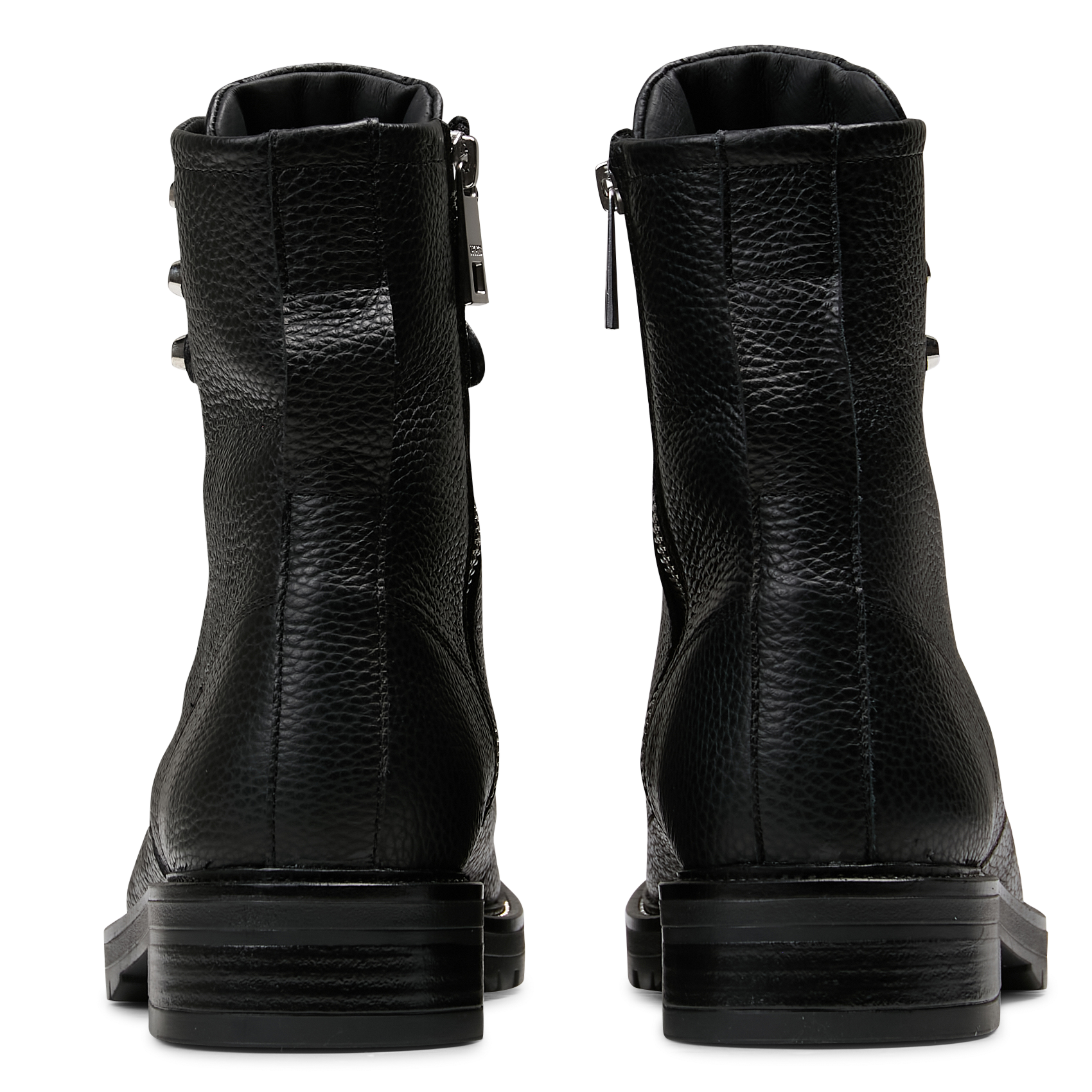 Schnürstiefeletten aus Leder IKKS Schwarz