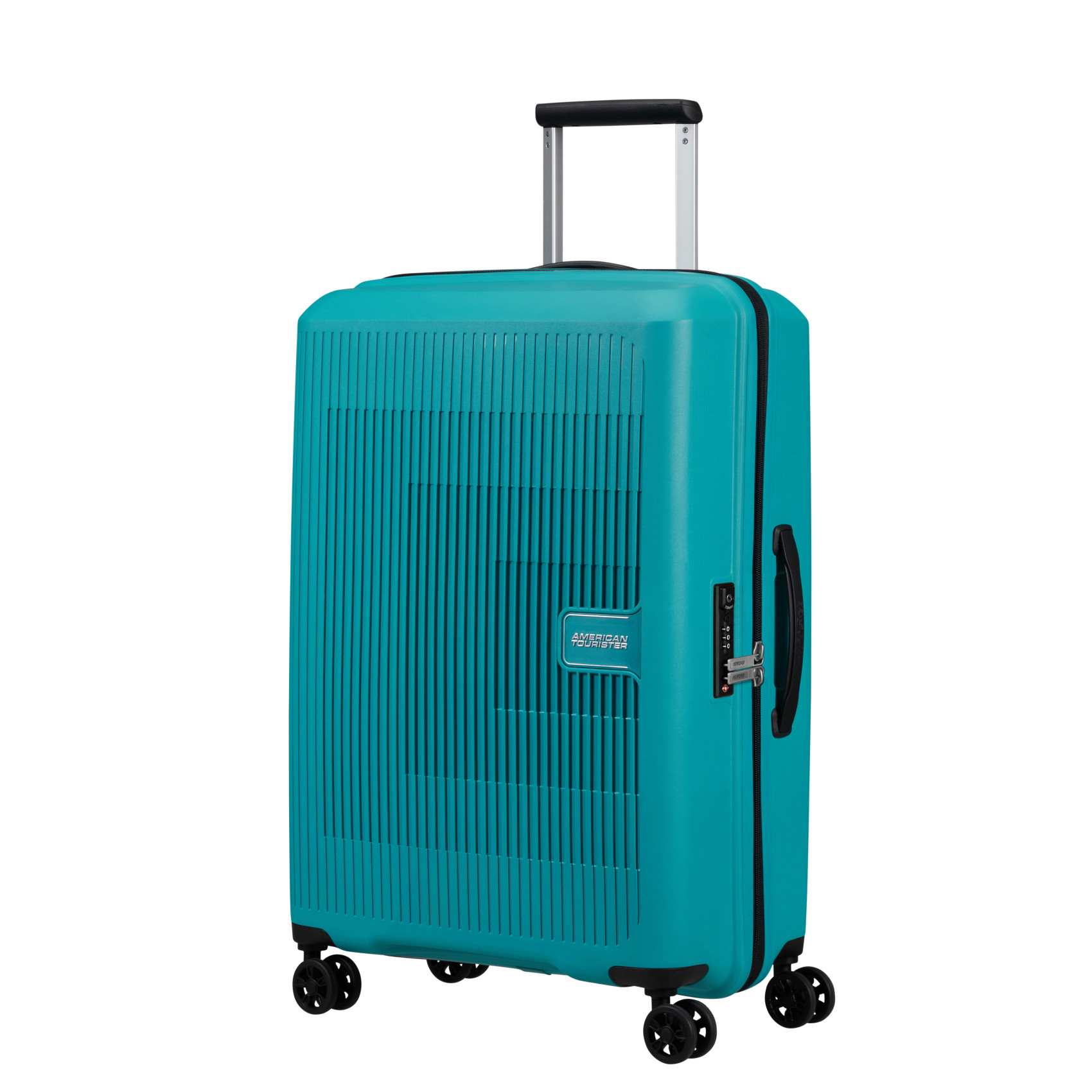 Aerostep 4-wheel suitcase size M  Turquoise tonic