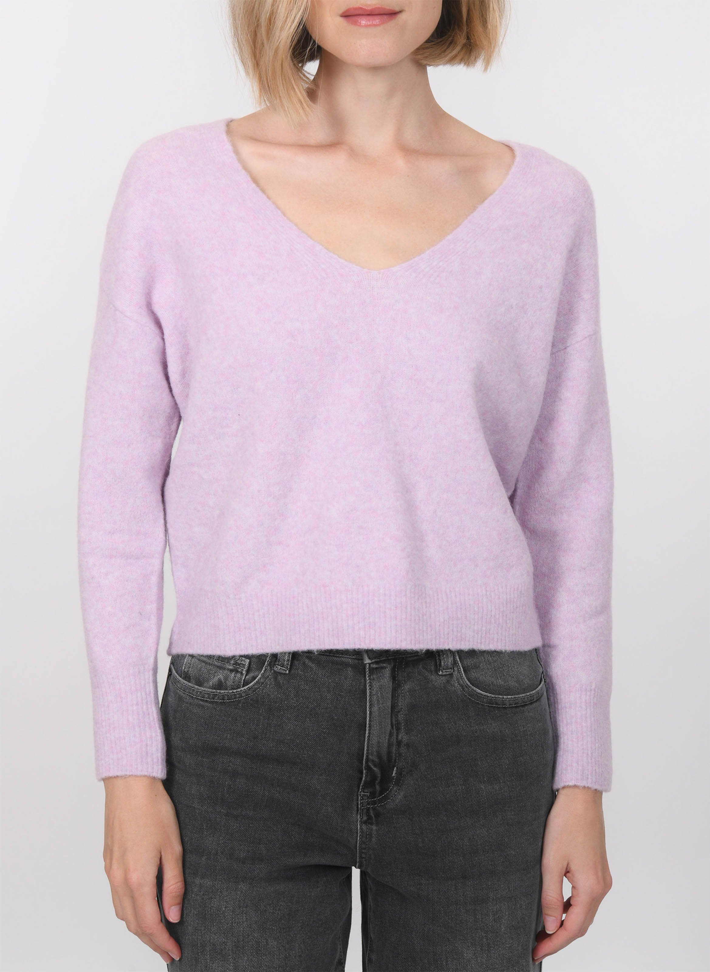 Blossom - Pullover aus Wollmix mit V-Ausschnitt KOOKAI