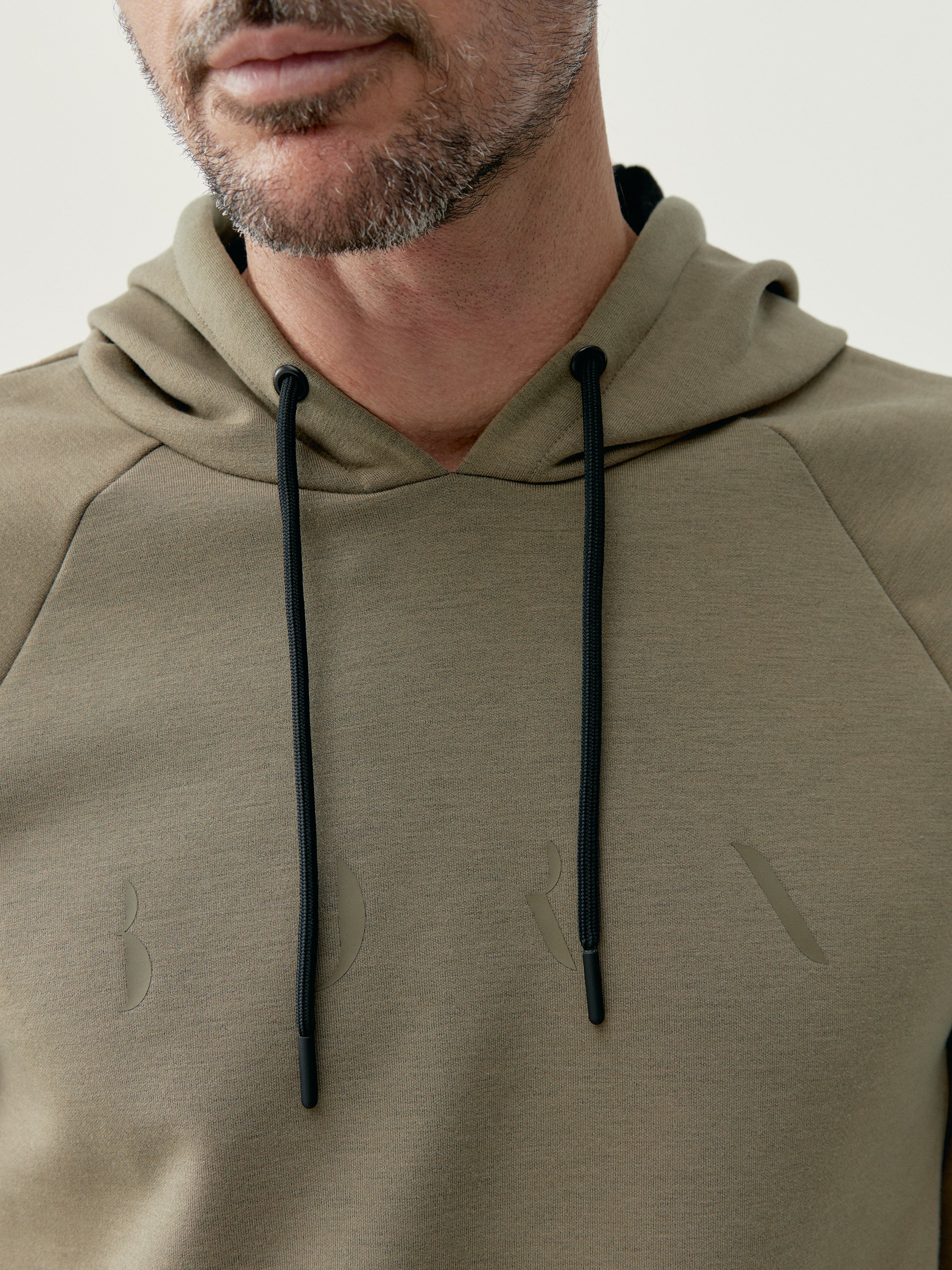 Performance Hooded Sports Sweatshirt BORN LIVING YOGA Brown