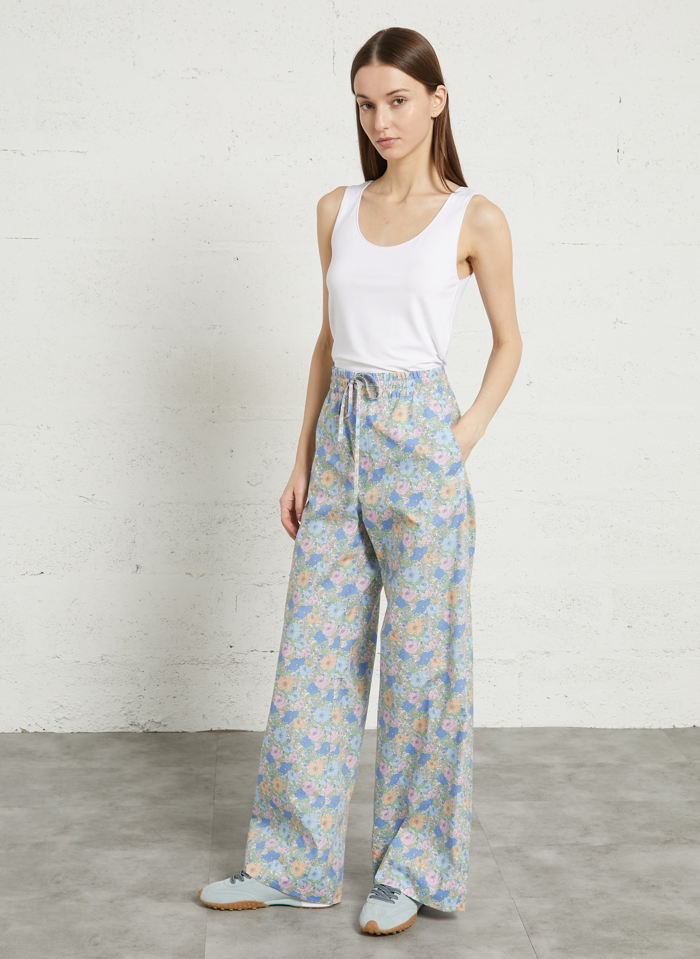 Débardeur droit MAJESTIC FILATURES Blanc