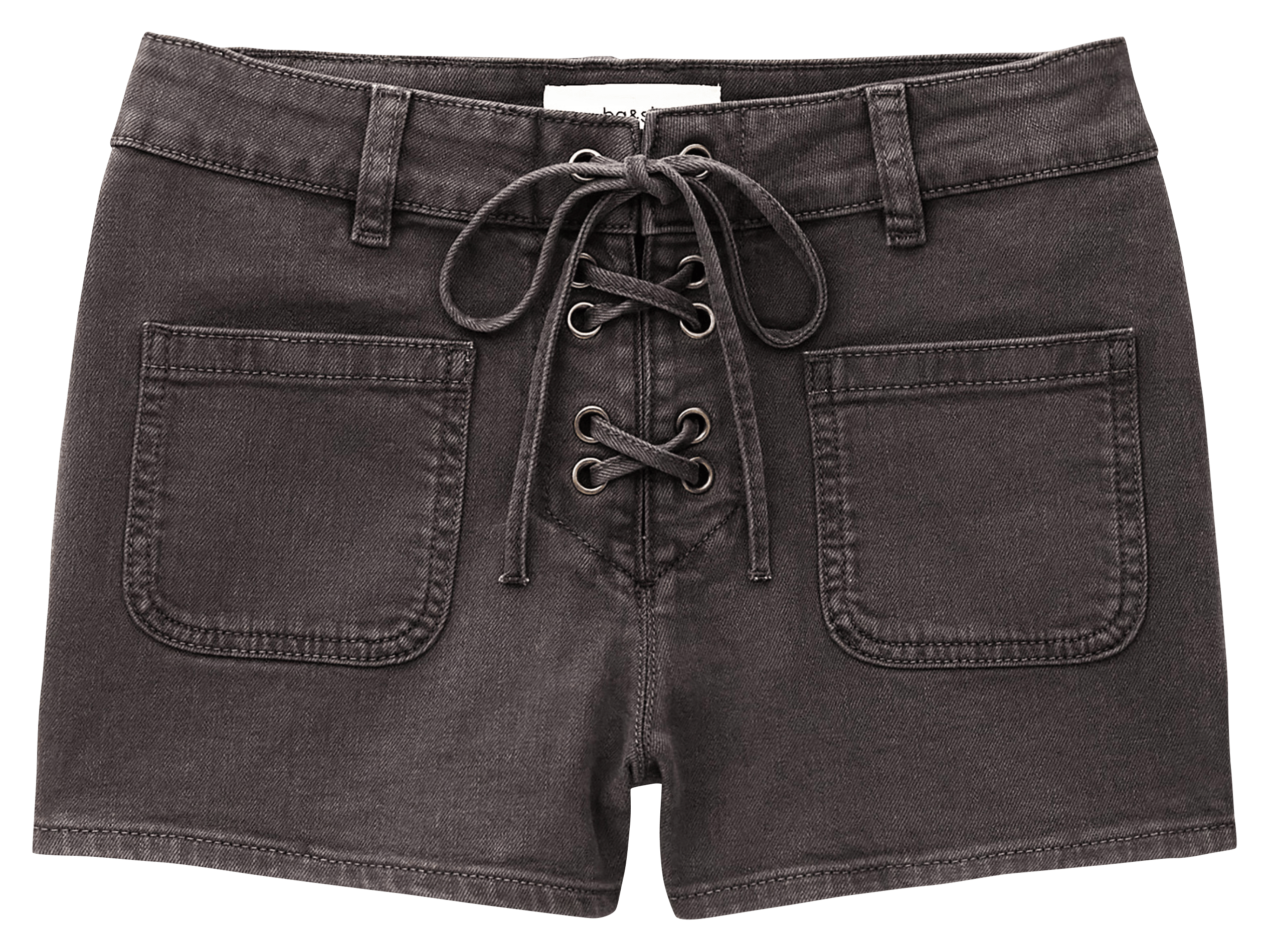 Recht short - katoenblend BA&SH Zwart