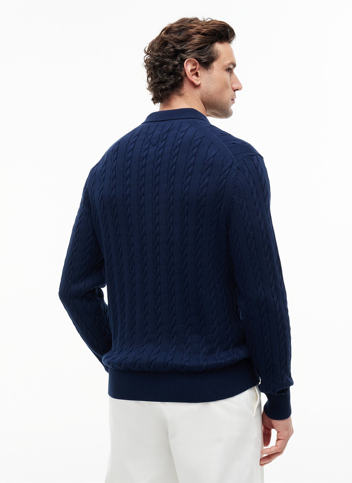 Regular-Fit Pullover aus Bio-Baumwolle TOMMY HILFIGER Blau