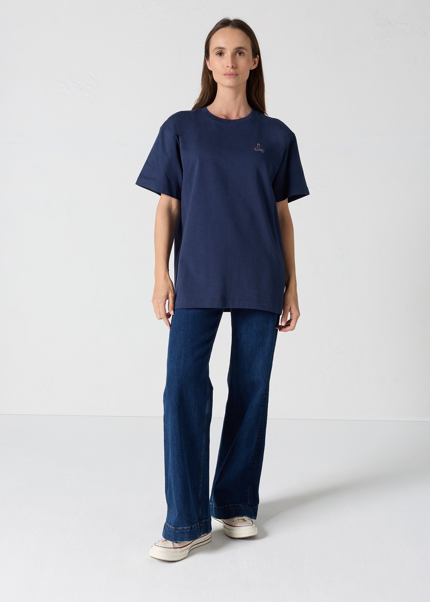 Round neck unisex T-shirt JOTT Blue