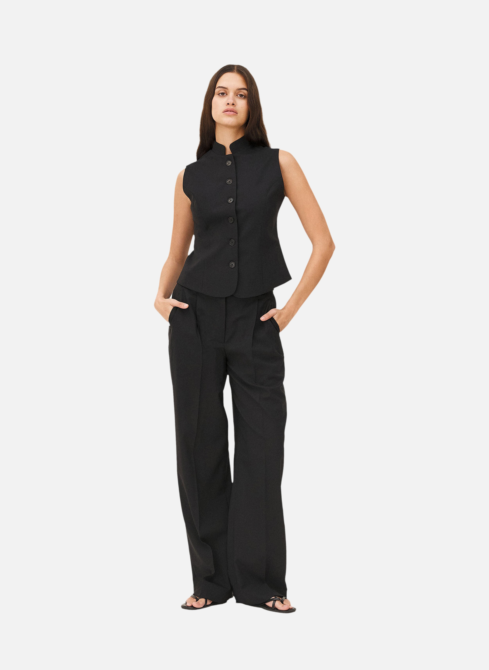 Tailoring pants VILS BLACK Noyoco Black