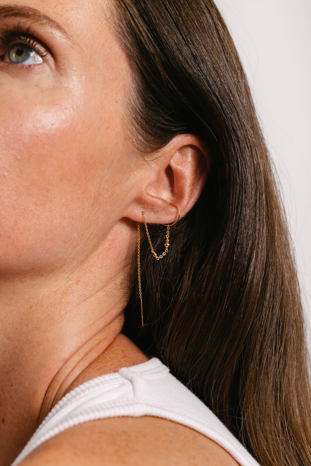 Earring - gold YAY Golden