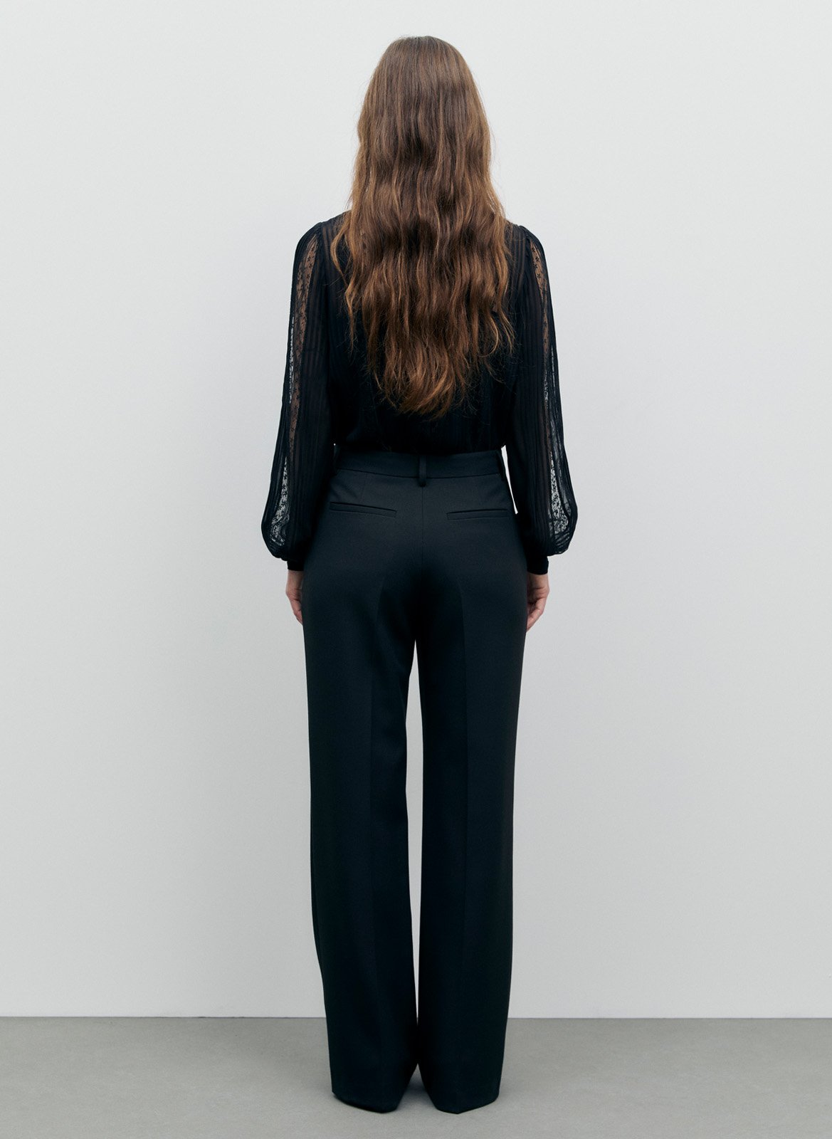 Pantalon de tailleur large  GERARD DAREL Noir