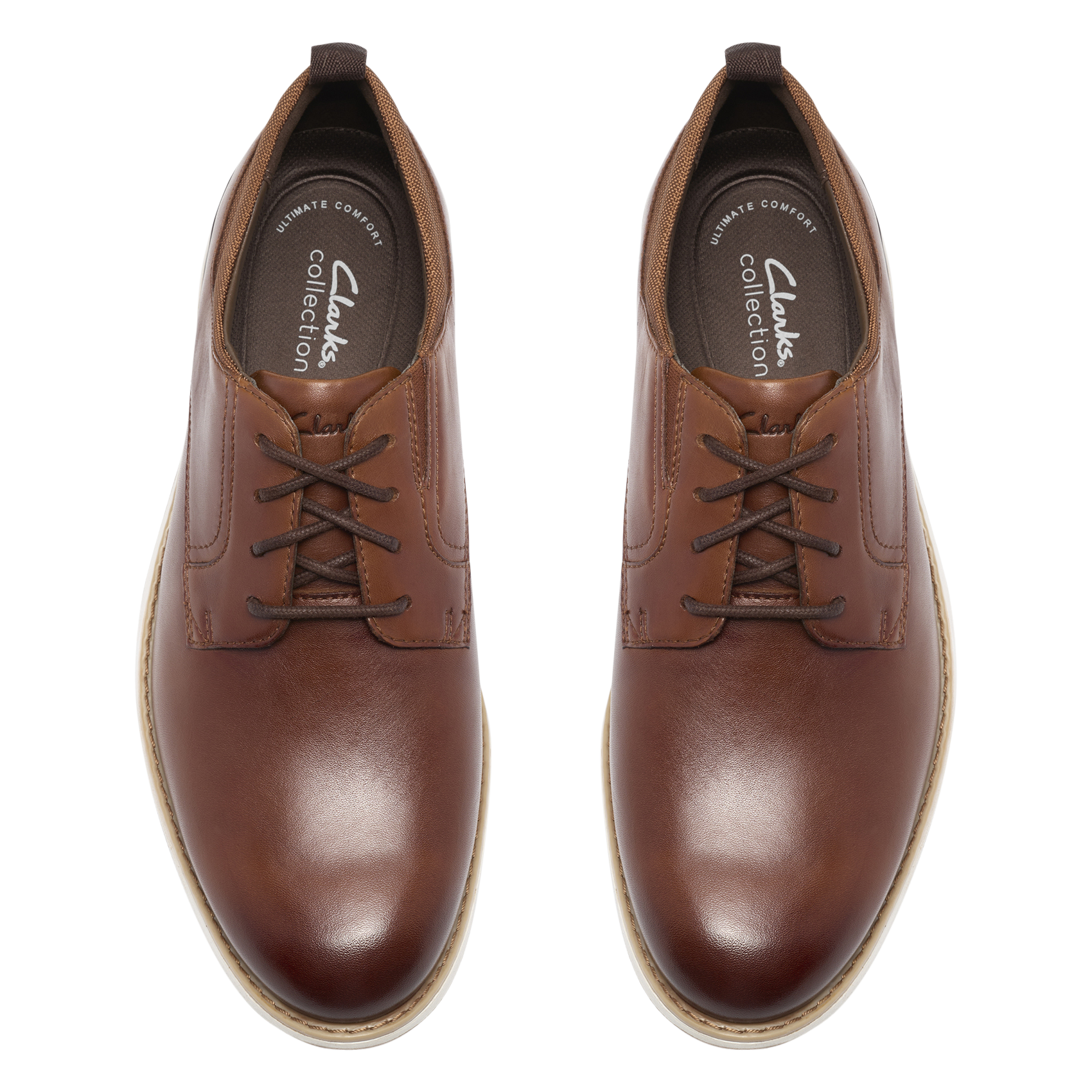 Derbys aus Leder CLARKS Braun