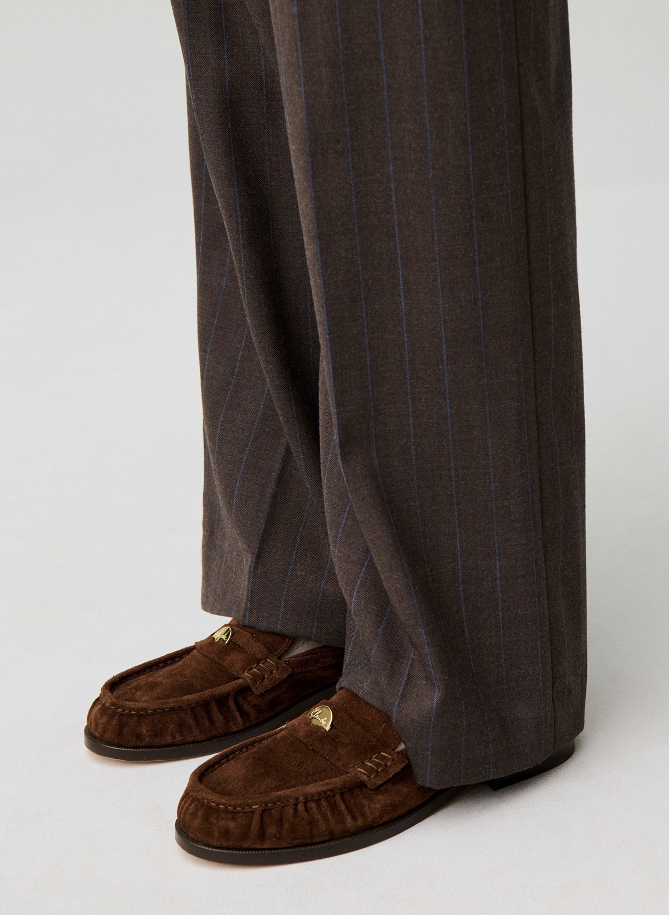 Leren loafers CLAUDIE PIERLOT Bruin