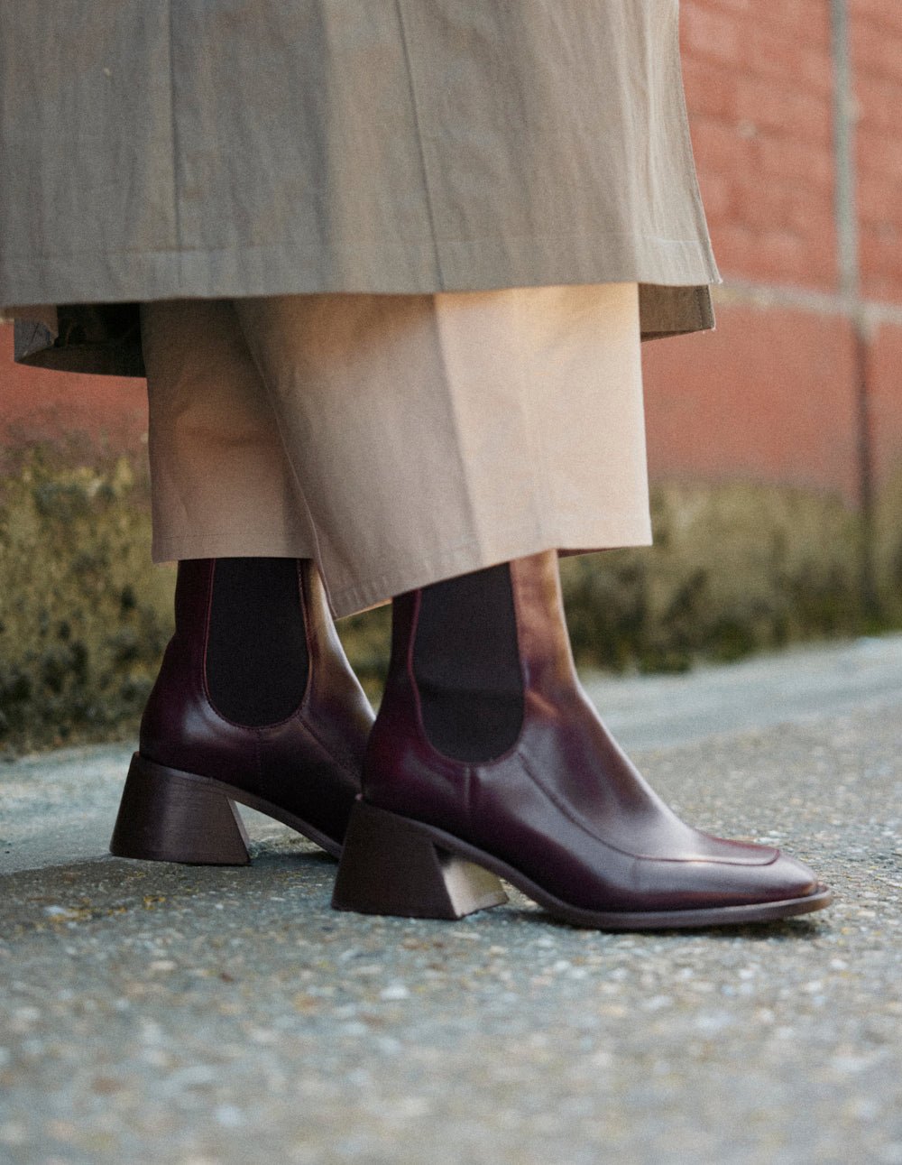 Heeled ankle boots ODAJE Red