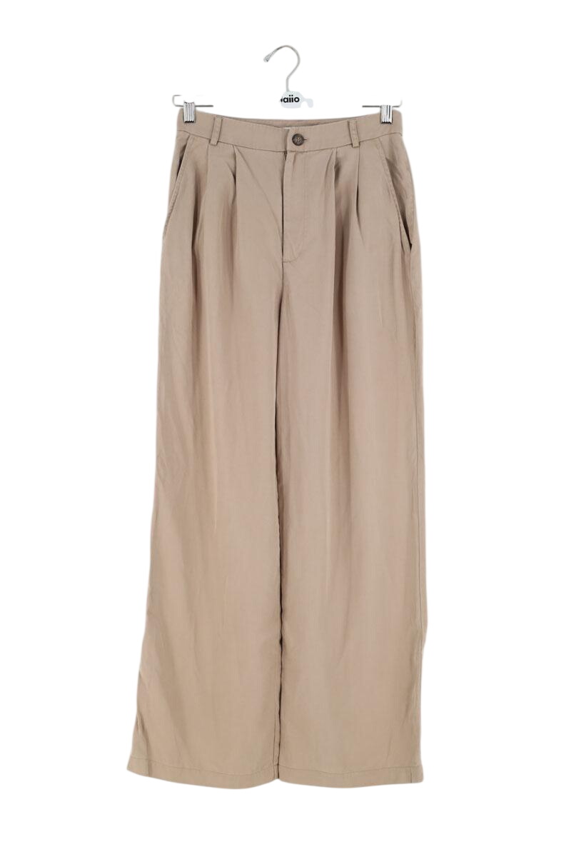 Wide-leg pants REFORMATION - Seconde Main Beige