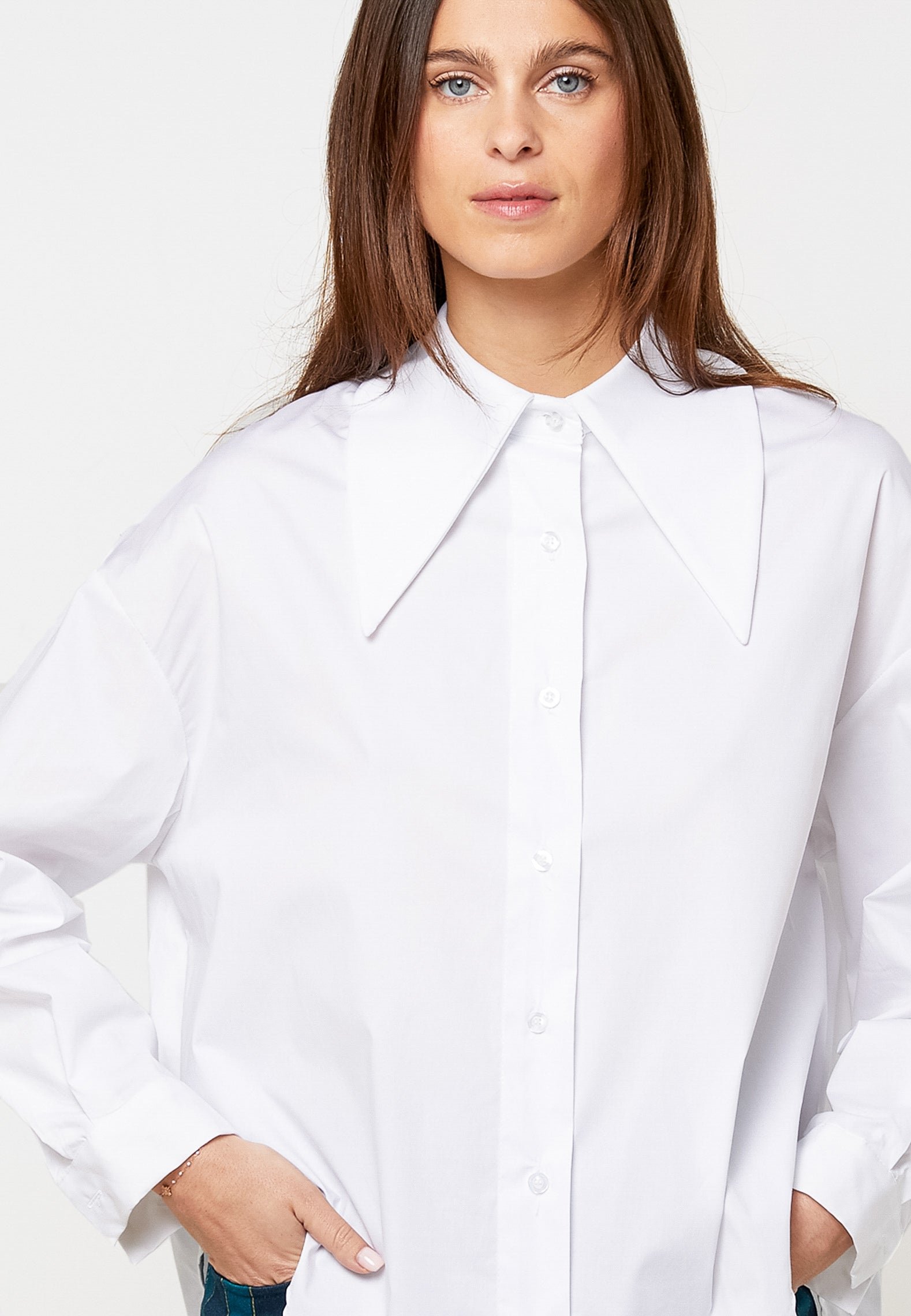 Long oversized white shirt RODIER White