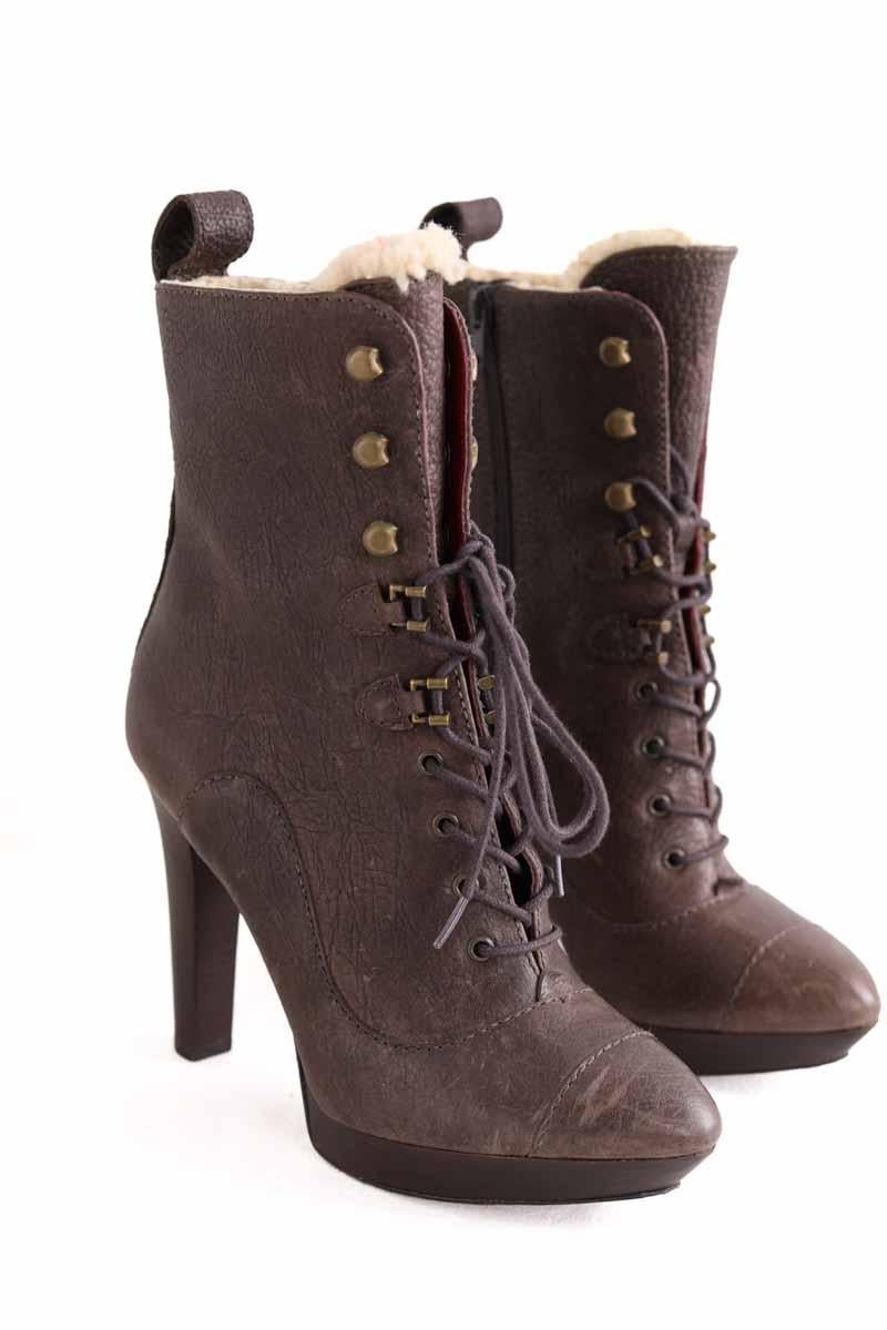 Ankle boots KENZO - SECONDE MAIN Brown