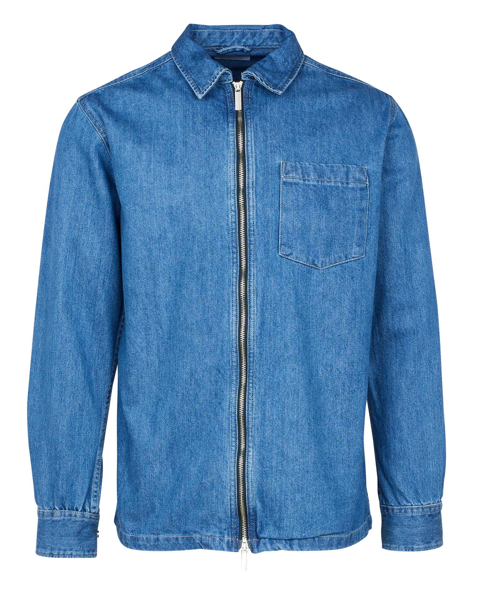 Surchemise denim en coton bio KNOWLEDGE COTTON APPAREL Bleu