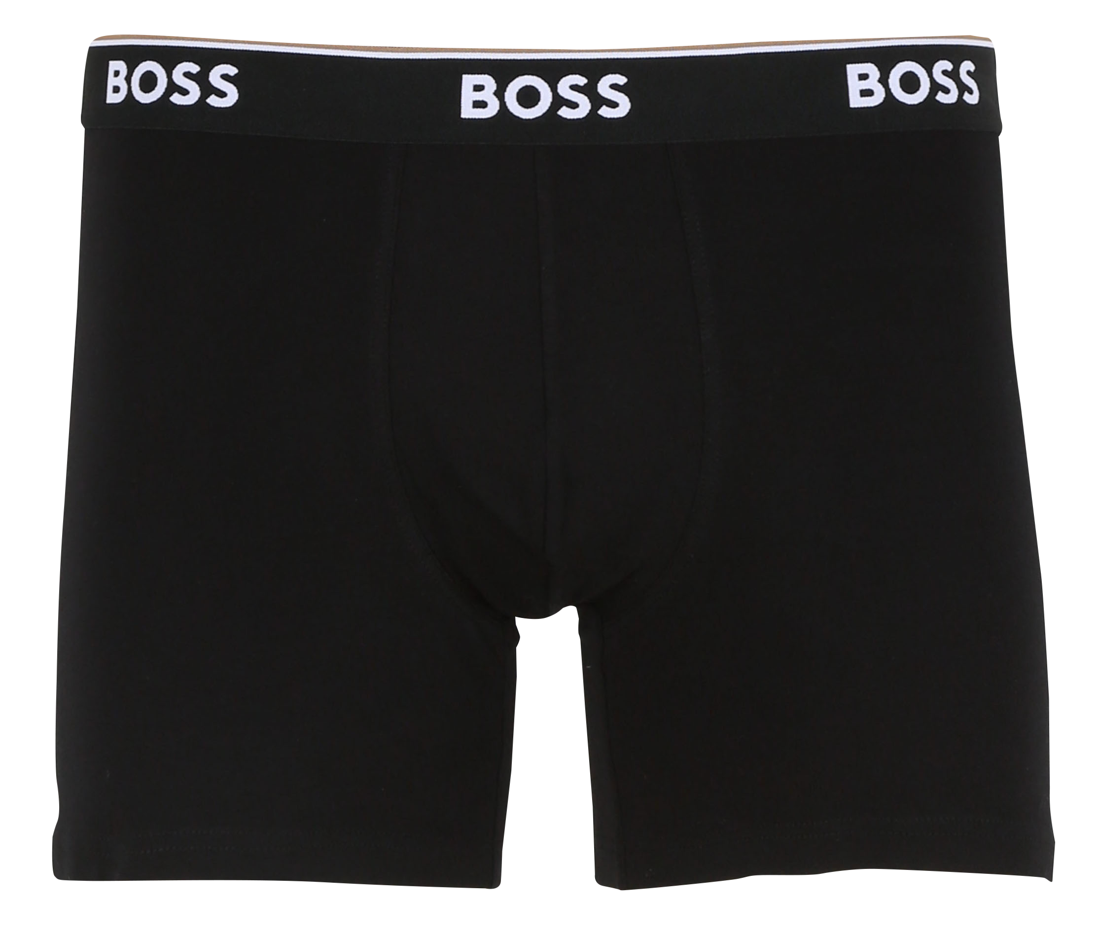 Pack of three pairs of stretch cotton boxers  Noir