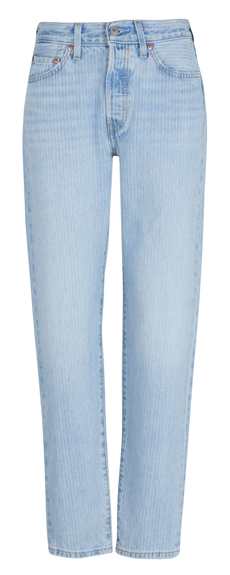 Jean droit en coton délavé LEVI'S Jean Délavé