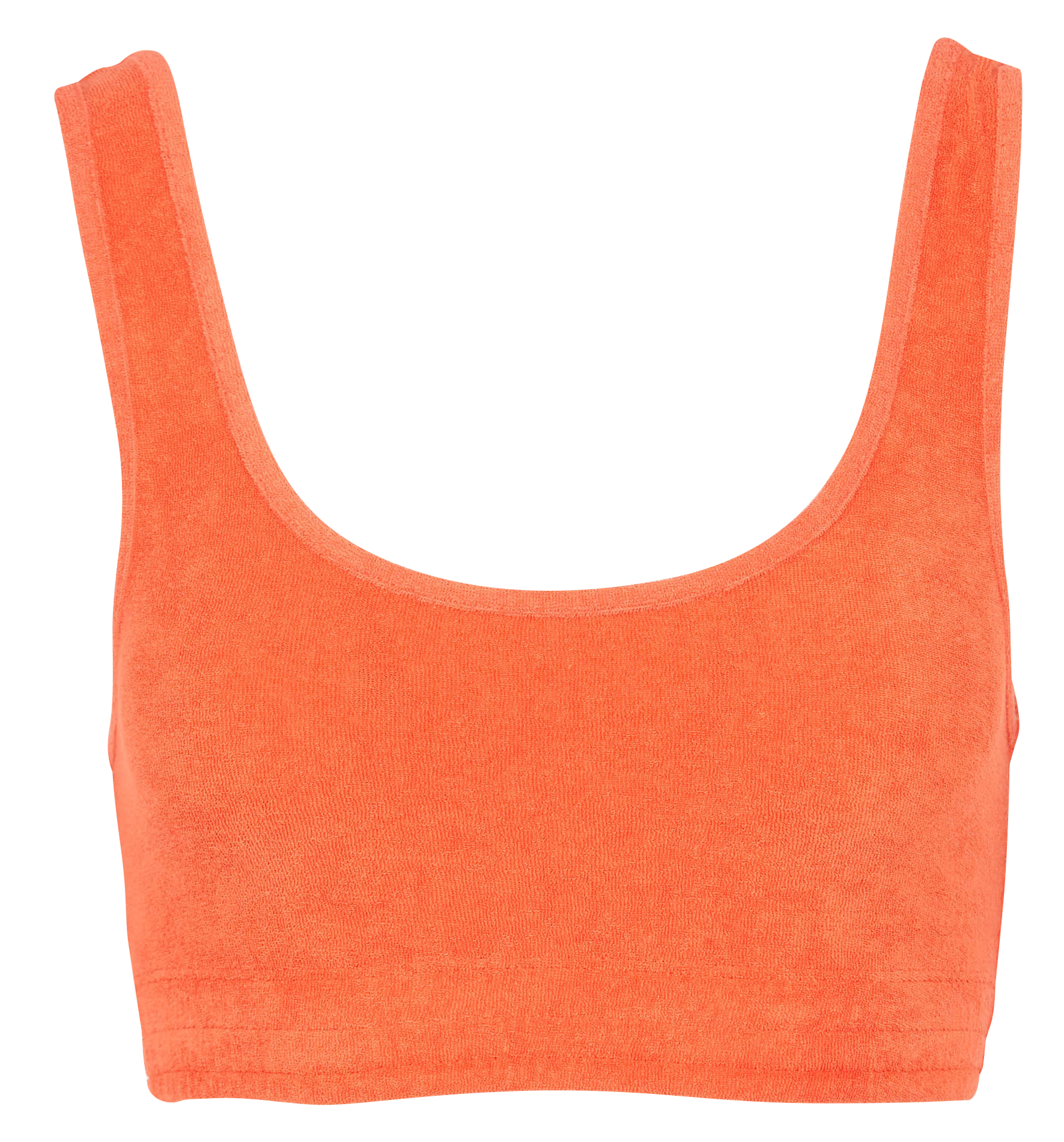 Terrycloth bralette ALBERTINE Orange