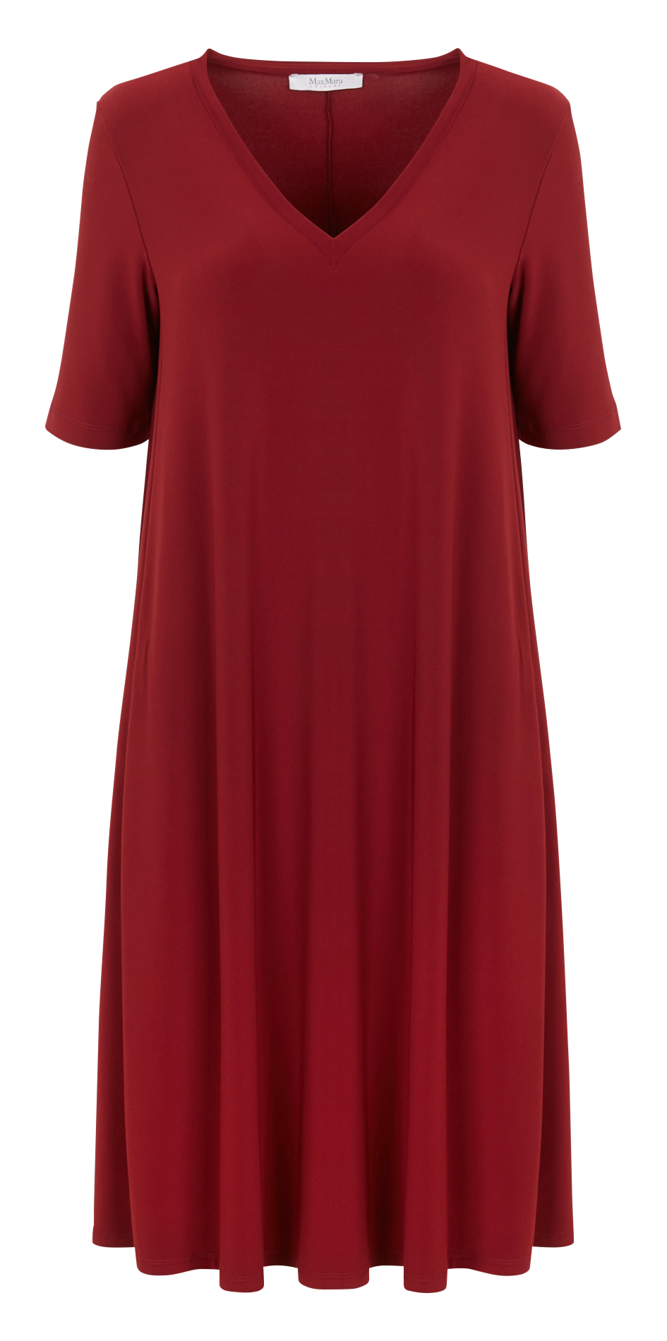 Straight v-neck midi dress MAX MARA LEISURE