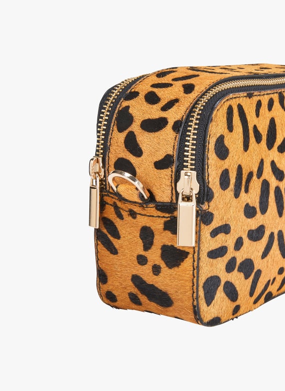 Pony skin leopard print bag hotsell