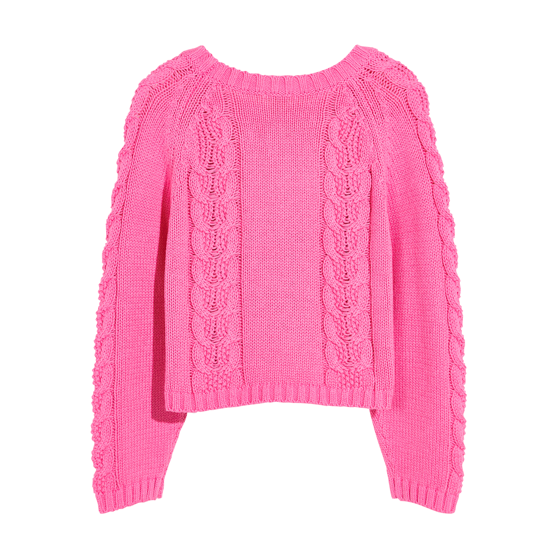 Boat-neck cotton sweater BELLEROSE Pink