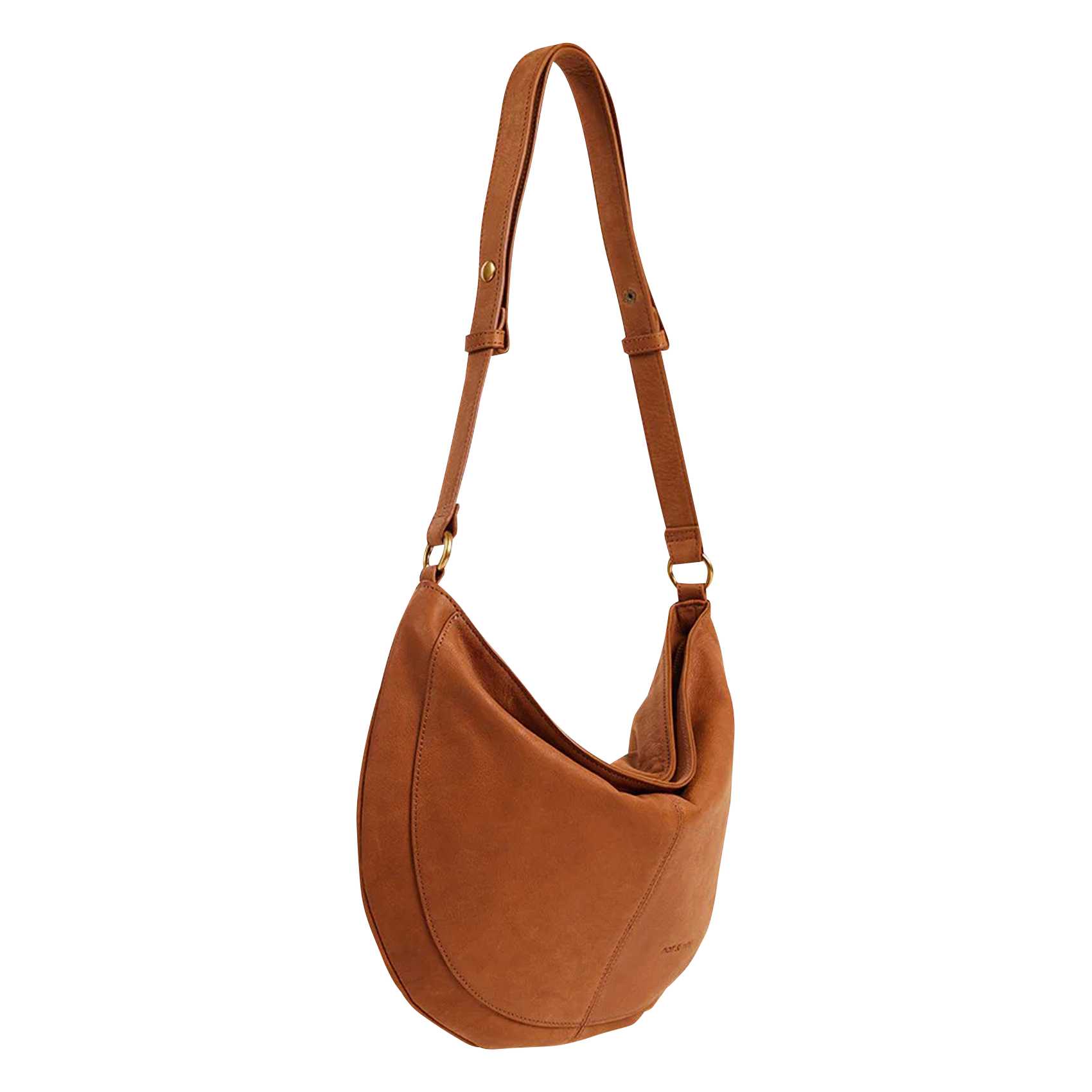 Sac cabas porté épaule en cuir NAT & NIN Marron