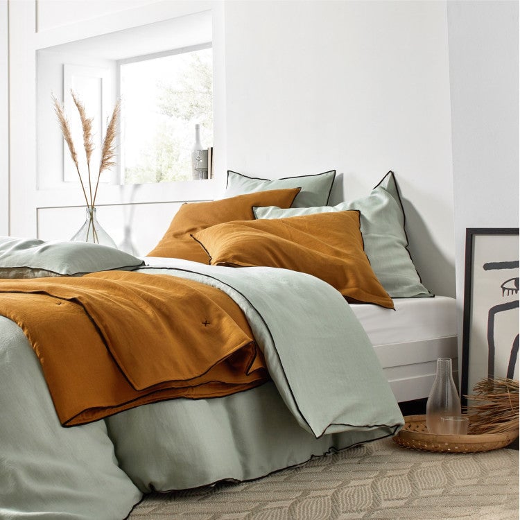 ANOUK - Cotton duvet cover MADURA Green