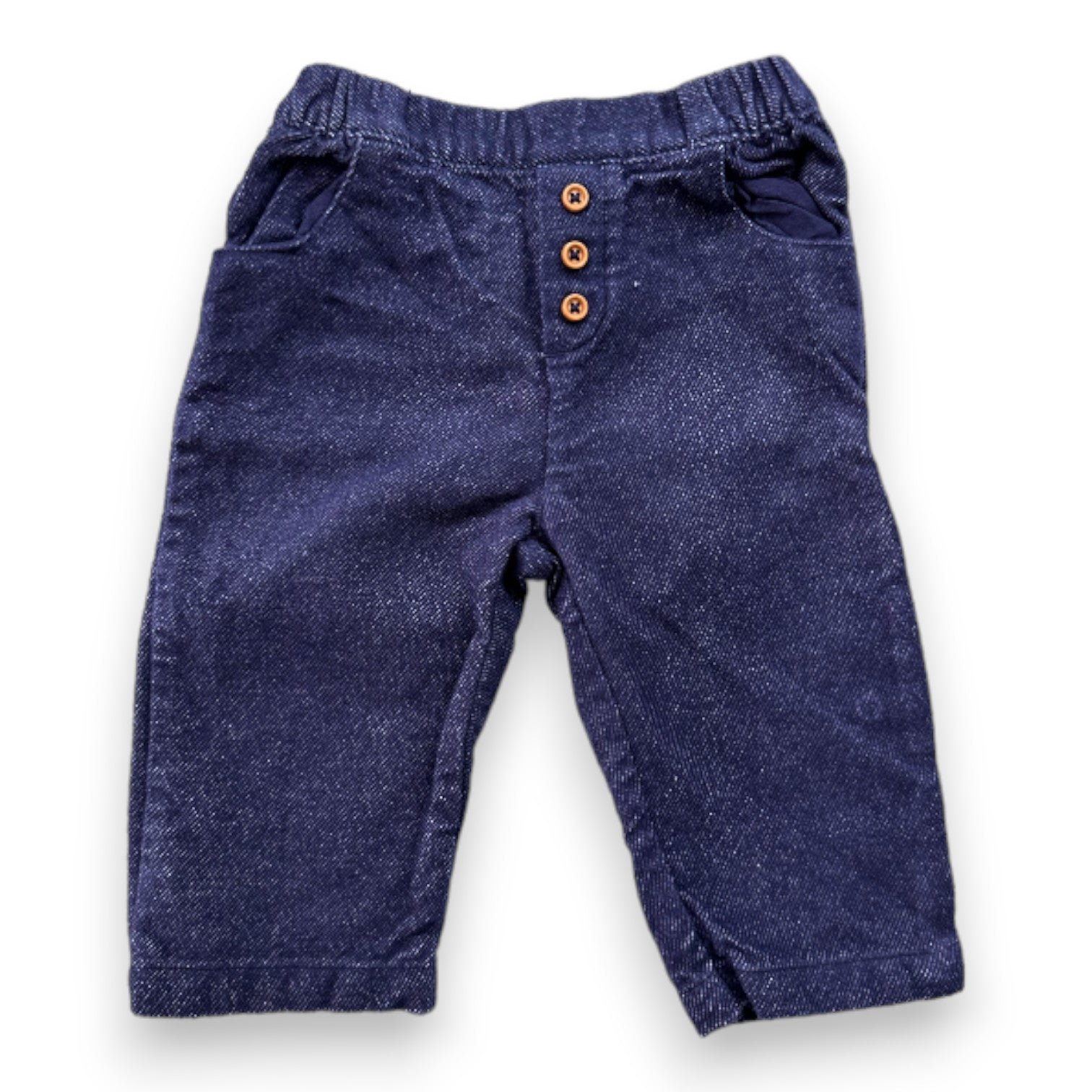 Blue baby pants - 6 months NATALYS - Seconde Main Blue