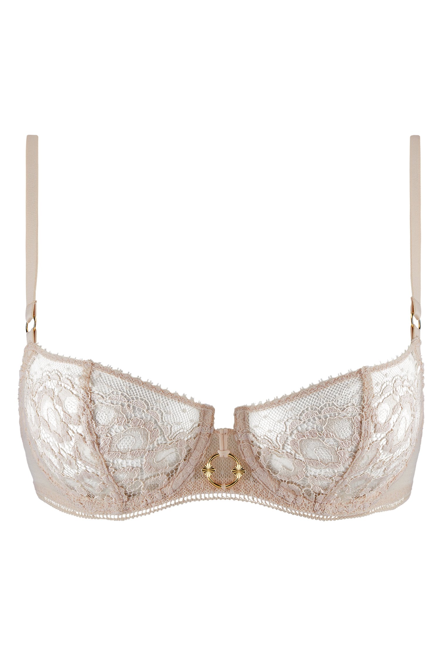 A Fleur De Toi demi-cup bra AUBADE Pink
